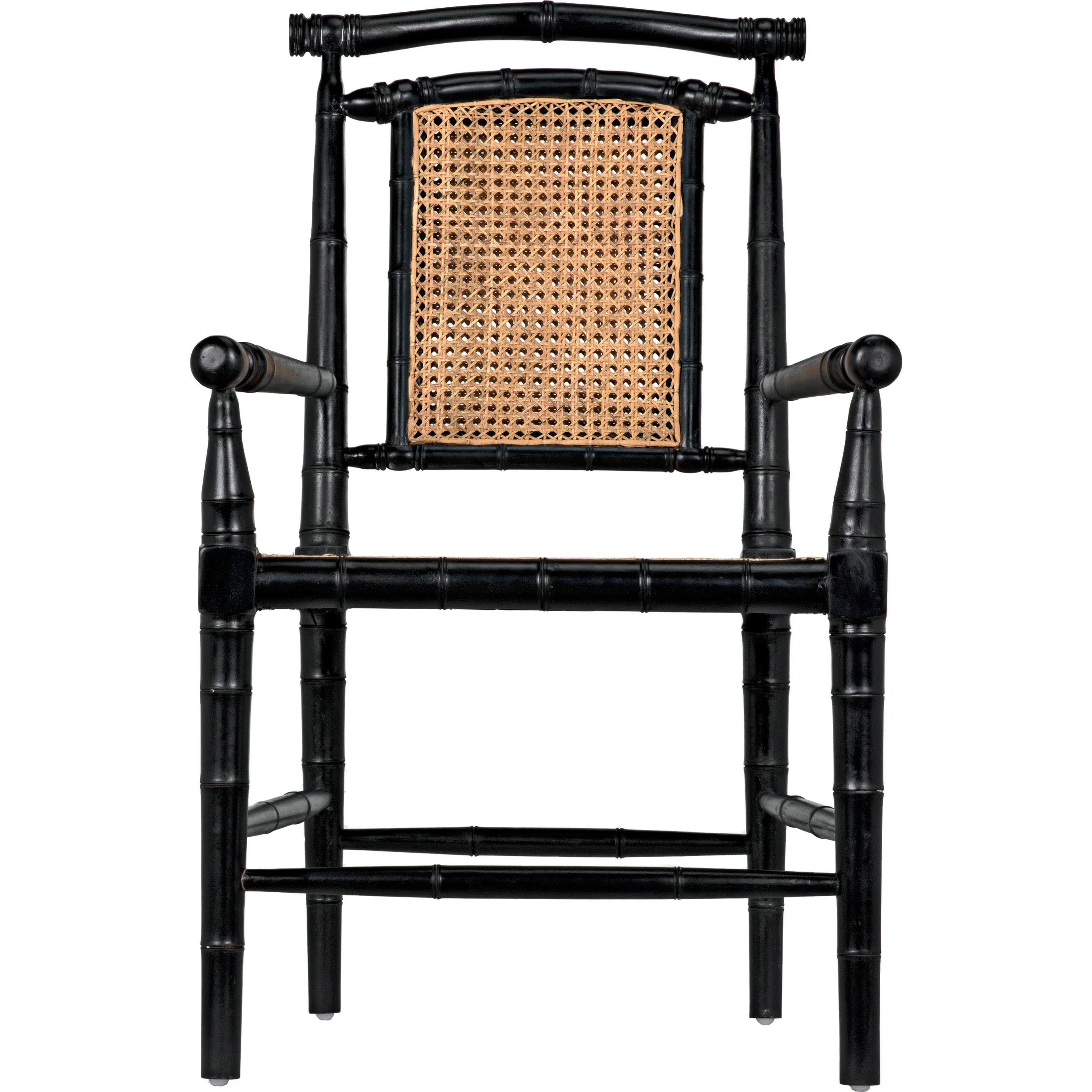 Colonial Bamboo Arm Chair - Image 2