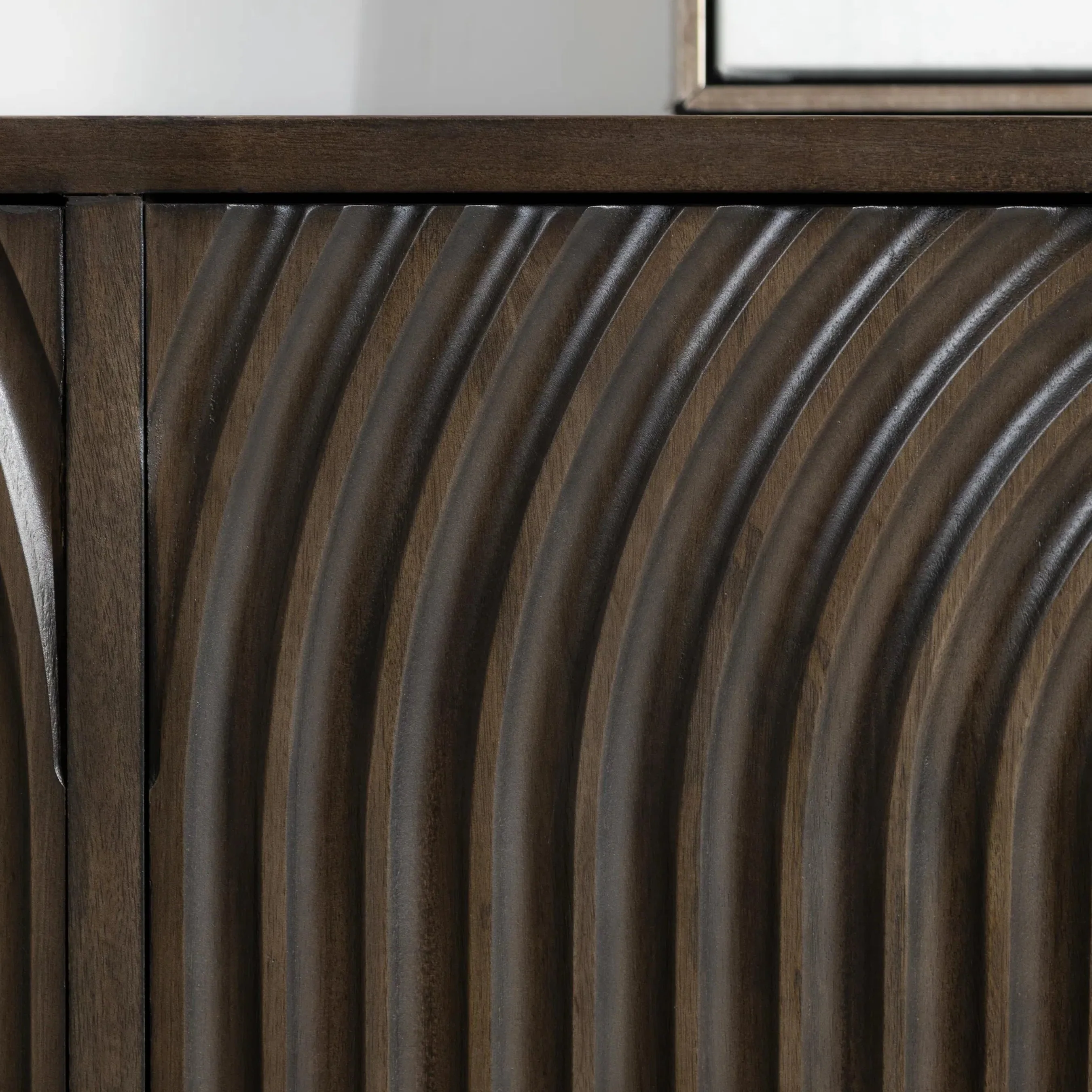 Colson 4-Door Mango Wood Buffet Sideboard - Image 5