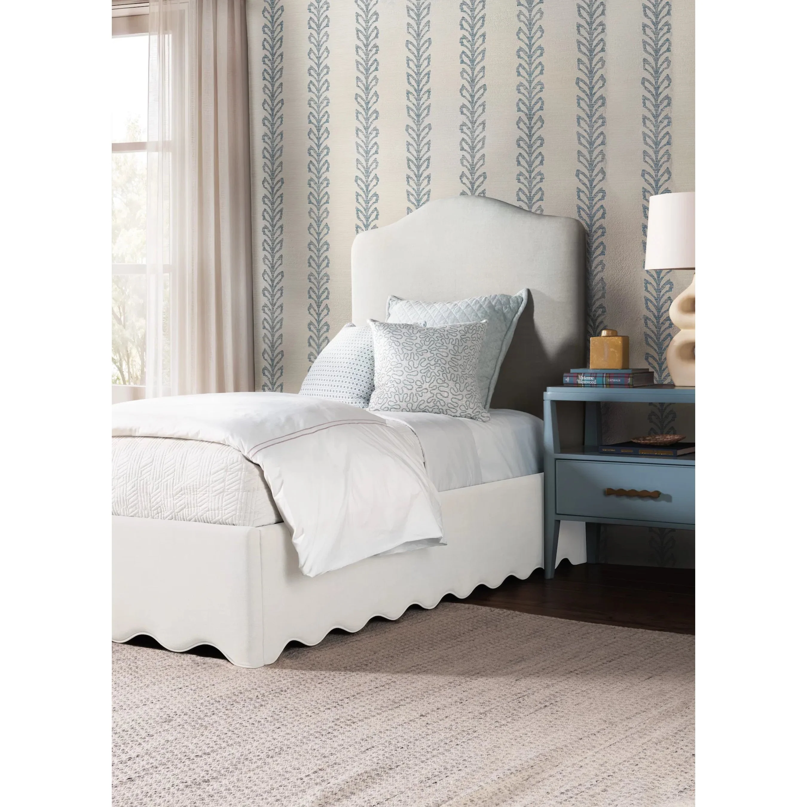 Commerce and Market Liv Twin Upholstered Bed - Image 7