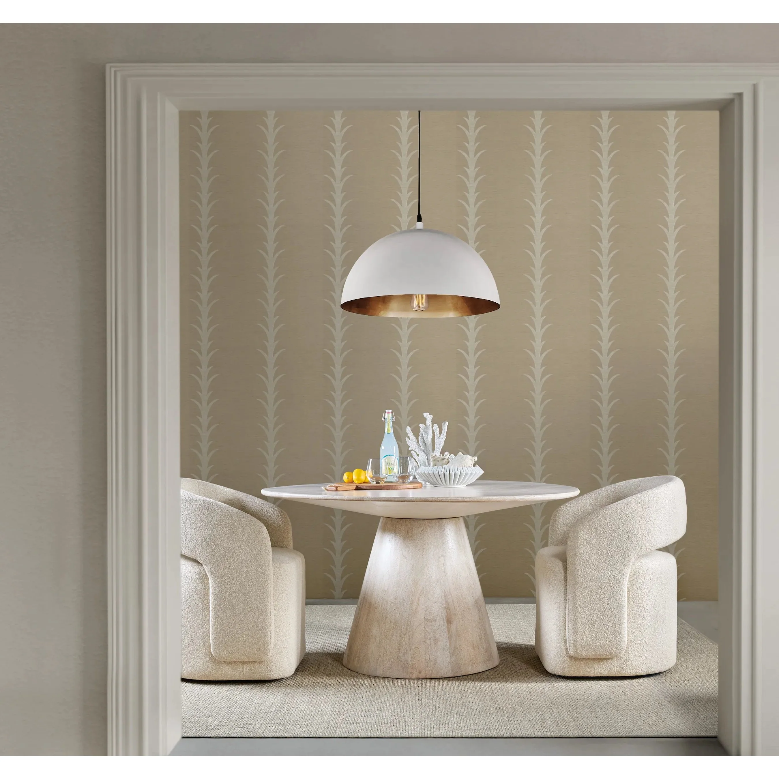 Commerce and Market Open Concept Upholstered Dining Chair - Image 3