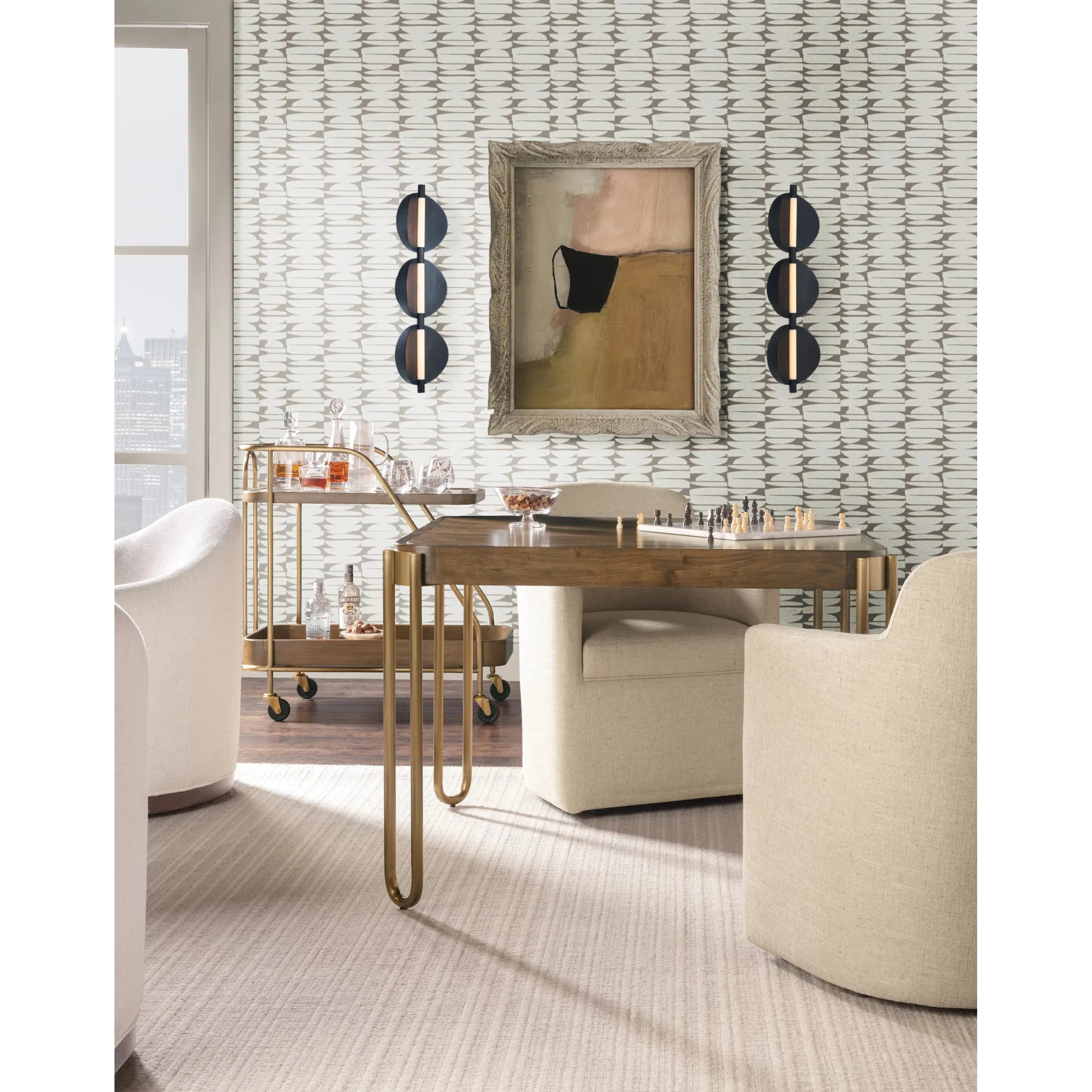 Commerce and Market Walnut and Dine Dining Table - Image 5