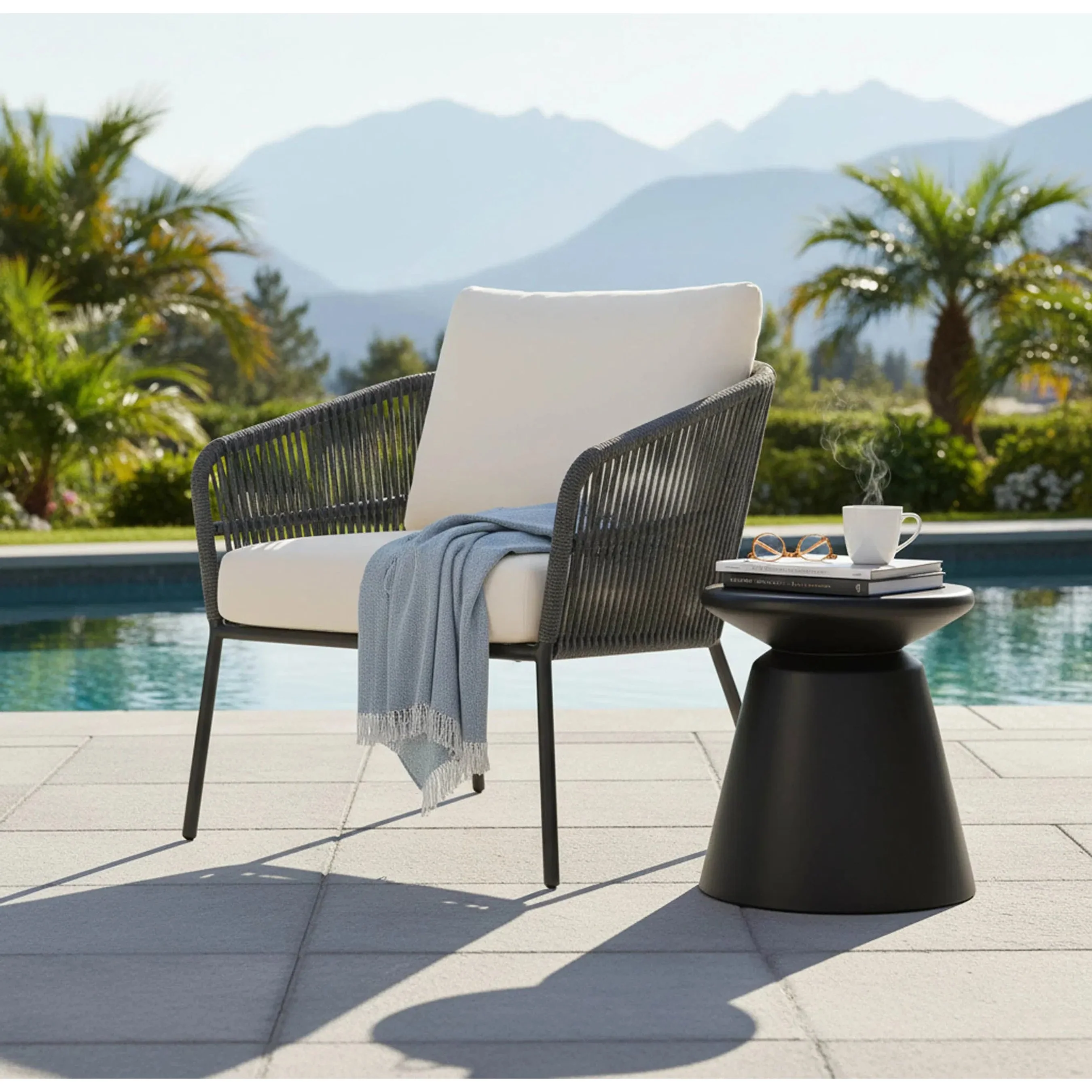 Concrete Mineral Side Table - Image 15