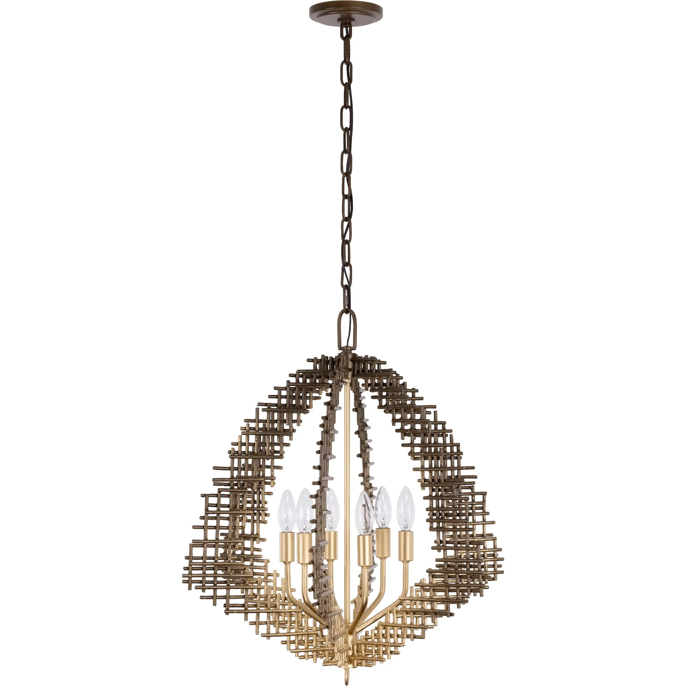 Construct 6 Light Pendant - Image 2