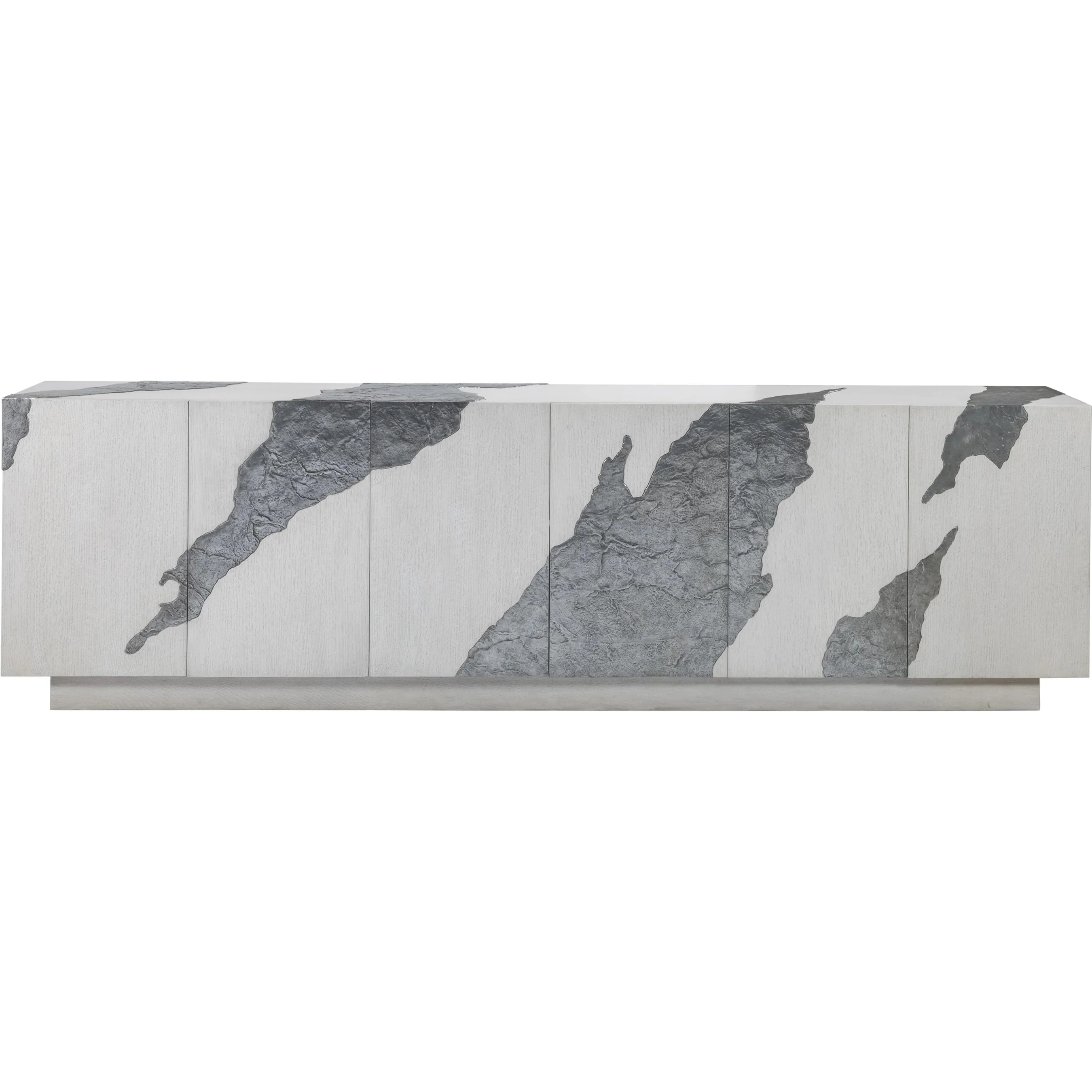 Contago White Long Media Console - Image 3