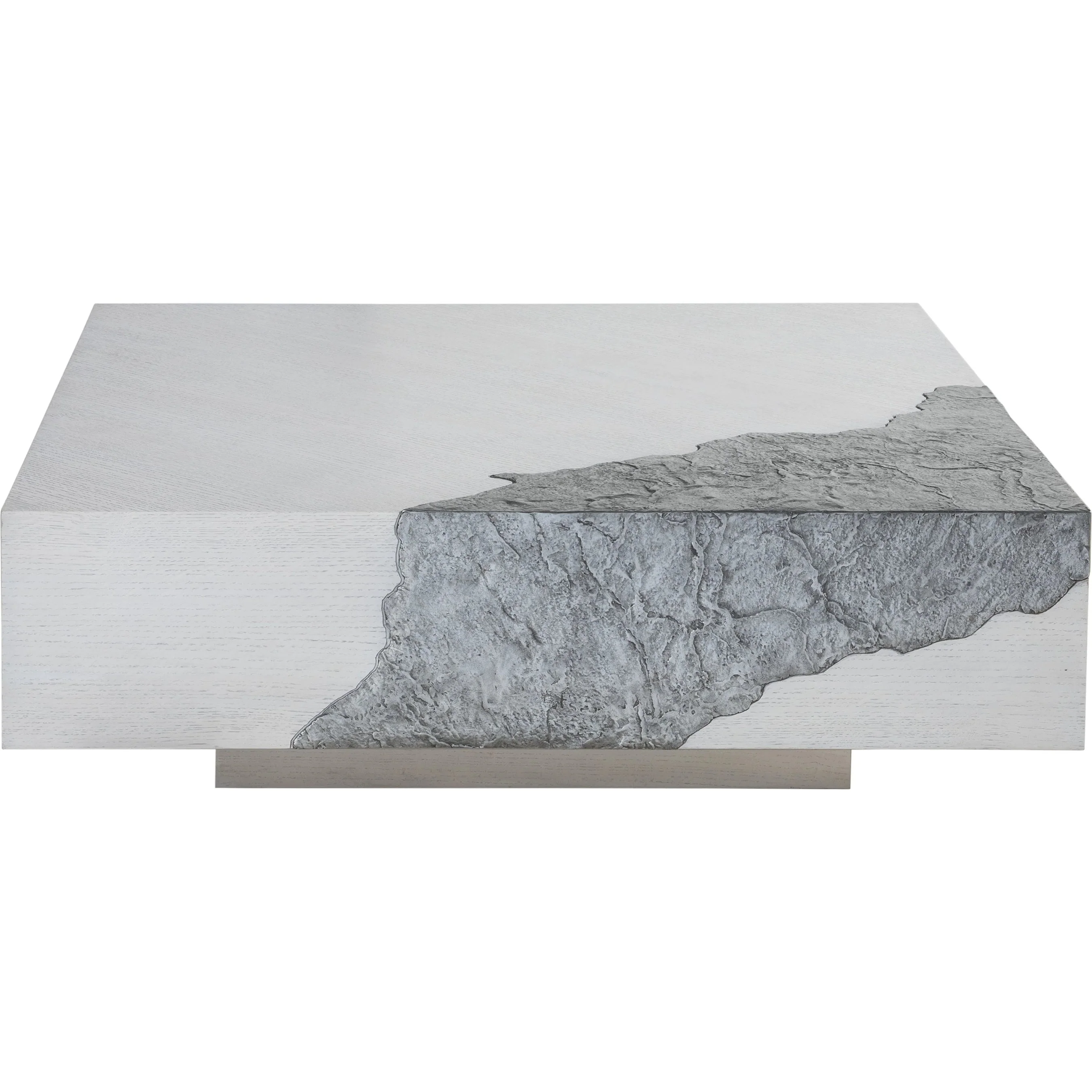 Contago White Square Cocktail Table - Image 2