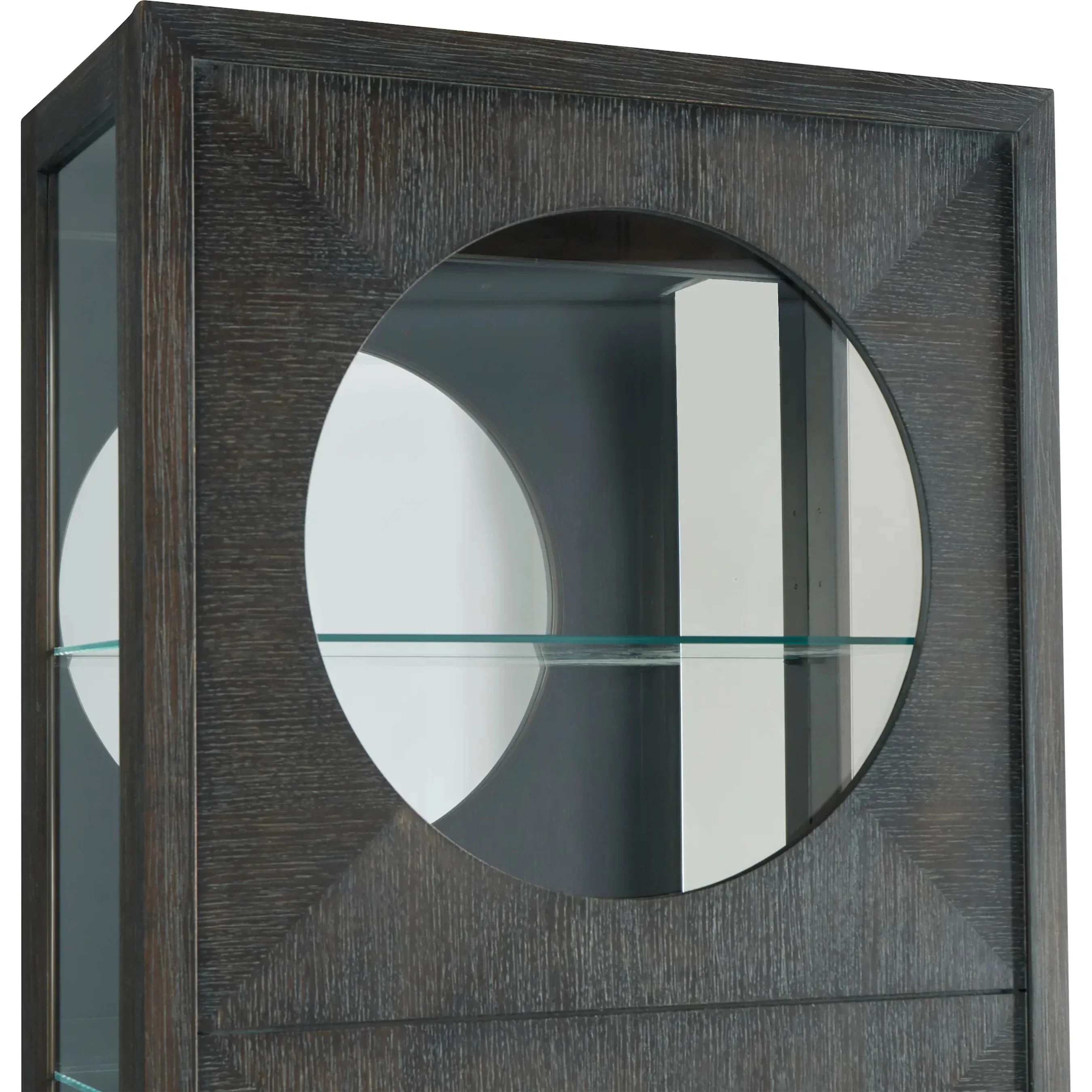Contemporary Side Entry Curio Cabinet - Image 5