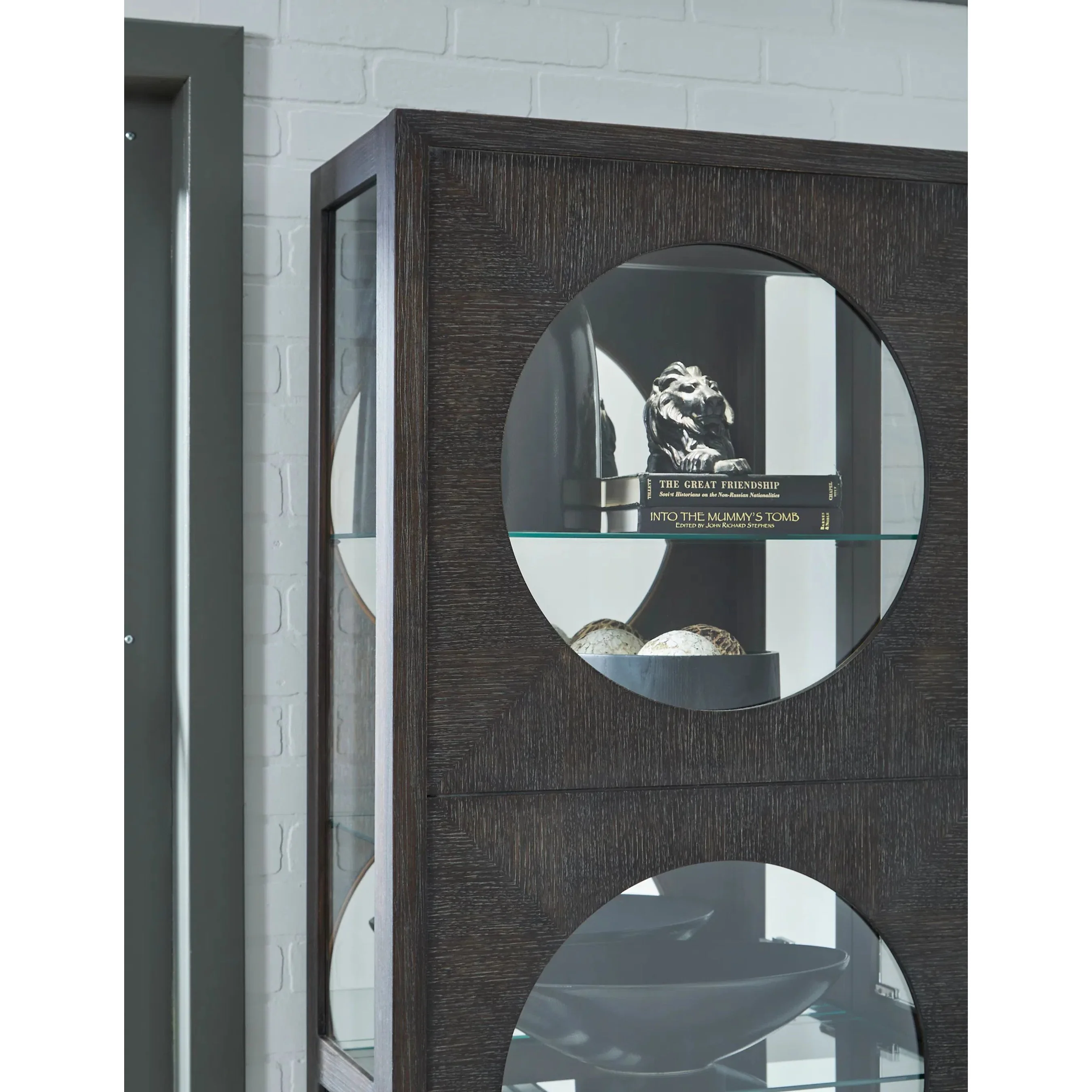 Contemporary Side Entry Curio Cabinet - Image 6