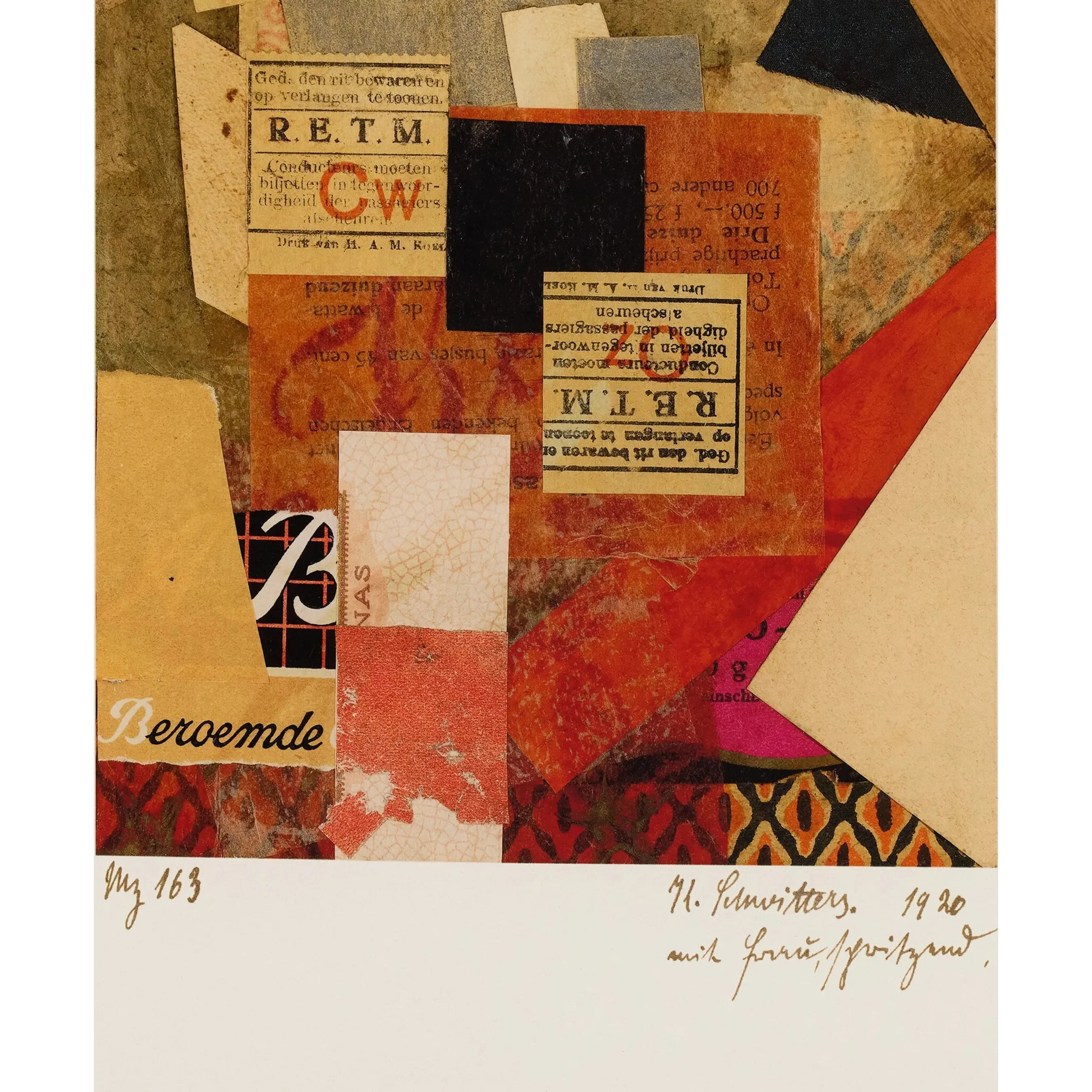 Continental Ephemera by Kurt Schwitters (Set of 6) - Image 8