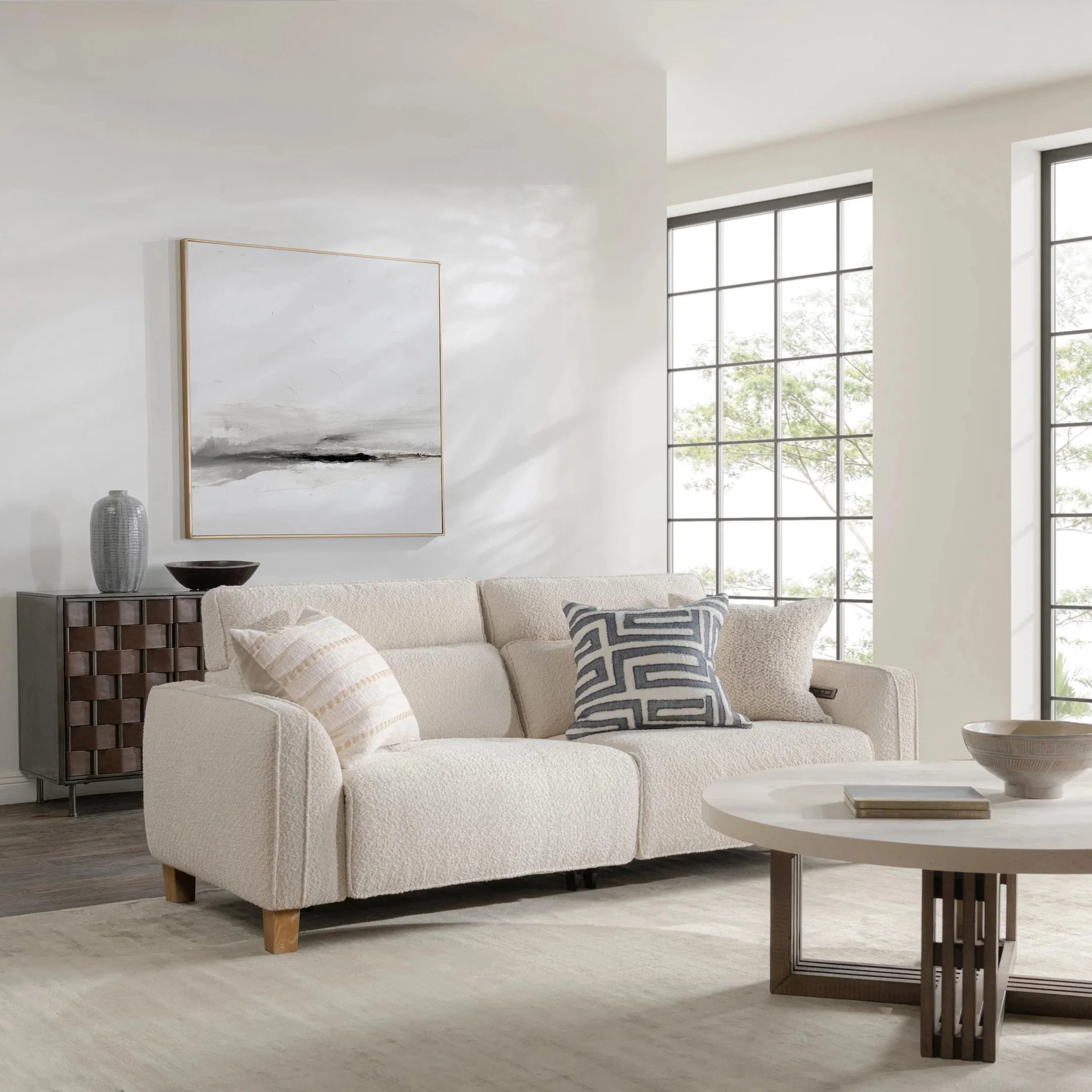Conway Zero Gravity Power Recliner Upholstered Sofa - Image 23
