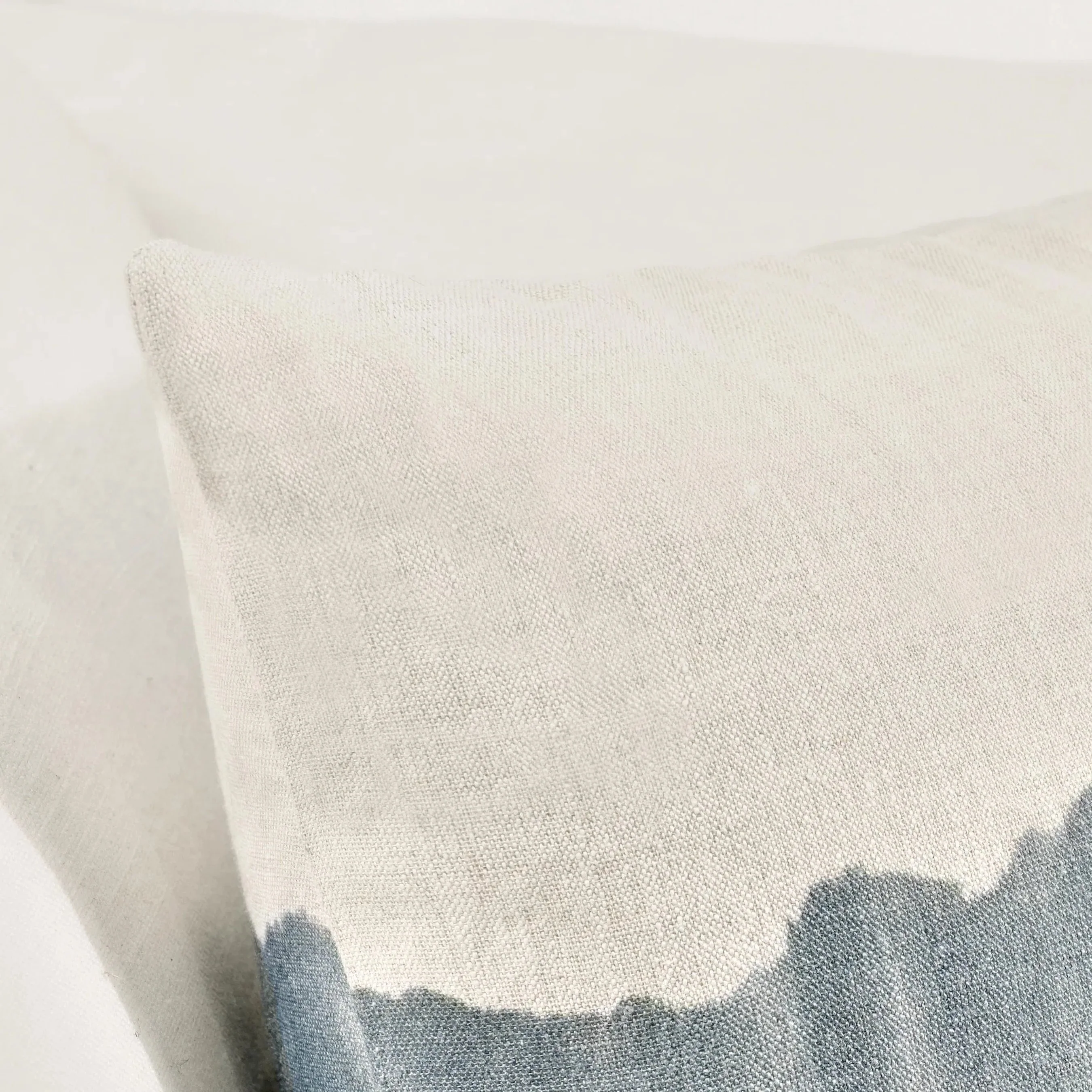 Cora Belgian Linen Hand Painted Throw Pillow - Image 5