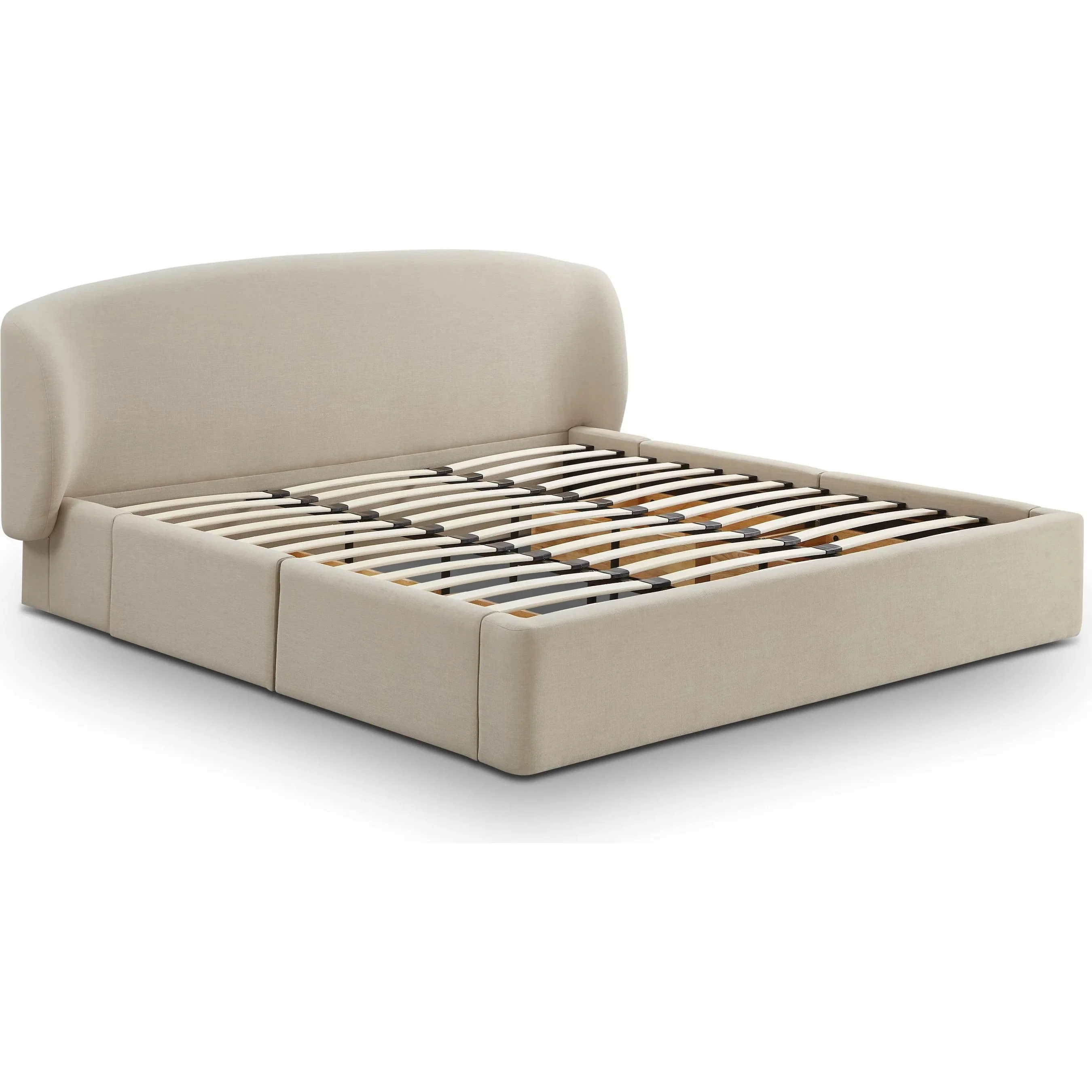 Corey Upcycled Linen Storage Bed - Image 13