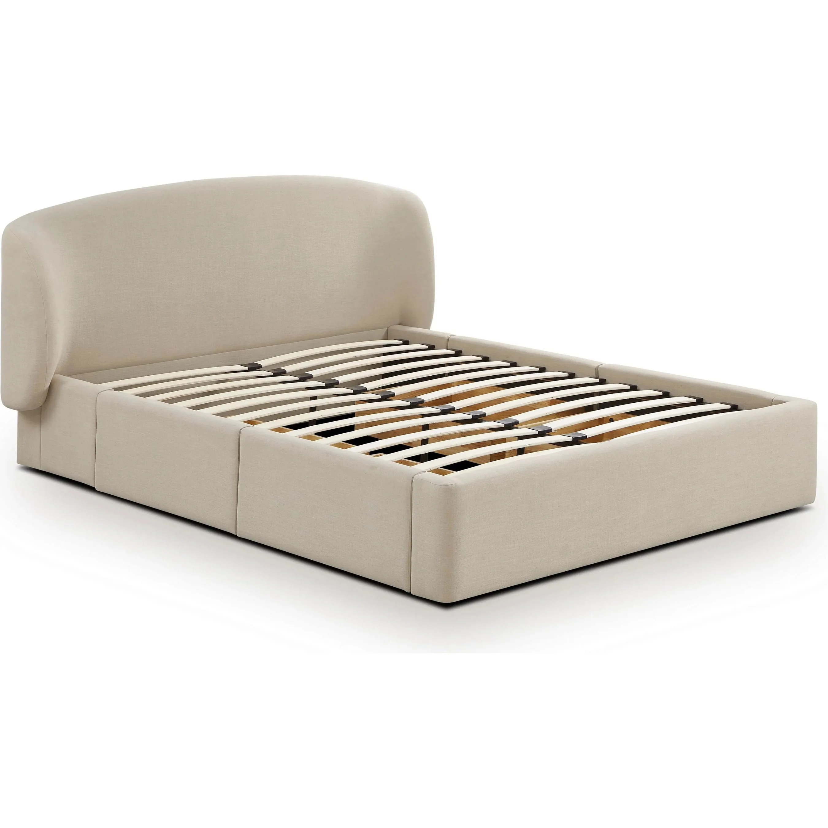 Corey Upcycled Linen Storage Bed - Image 7