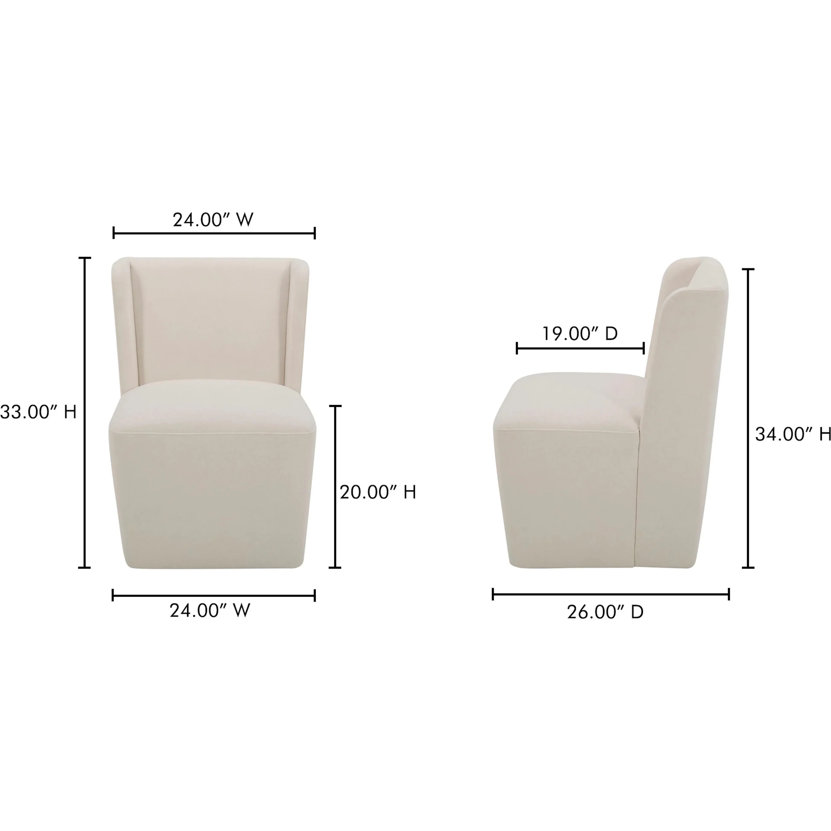 Cormac Rolling Dining Chair - Image 4
