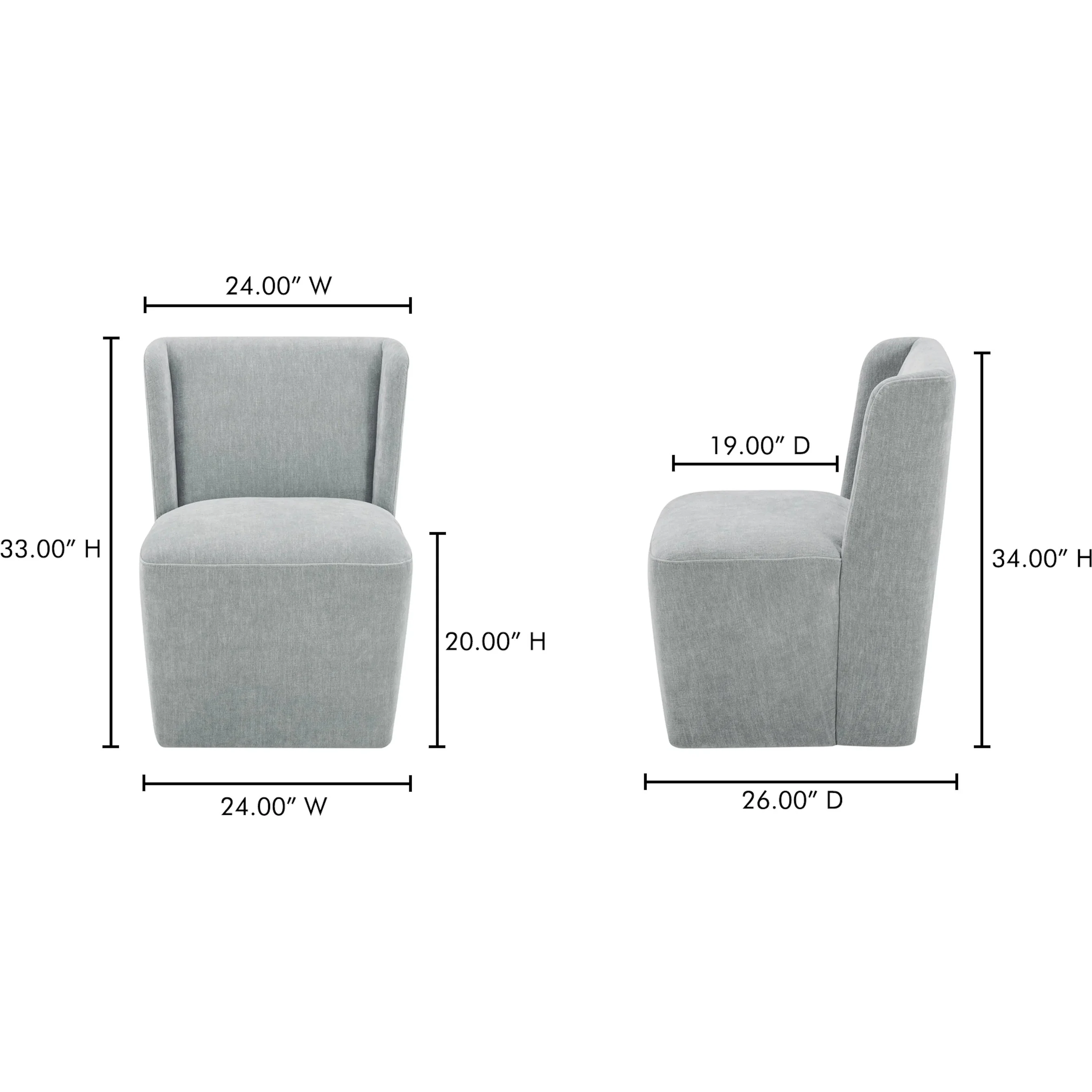 Cormac Rolling Dining Chair - Image 5