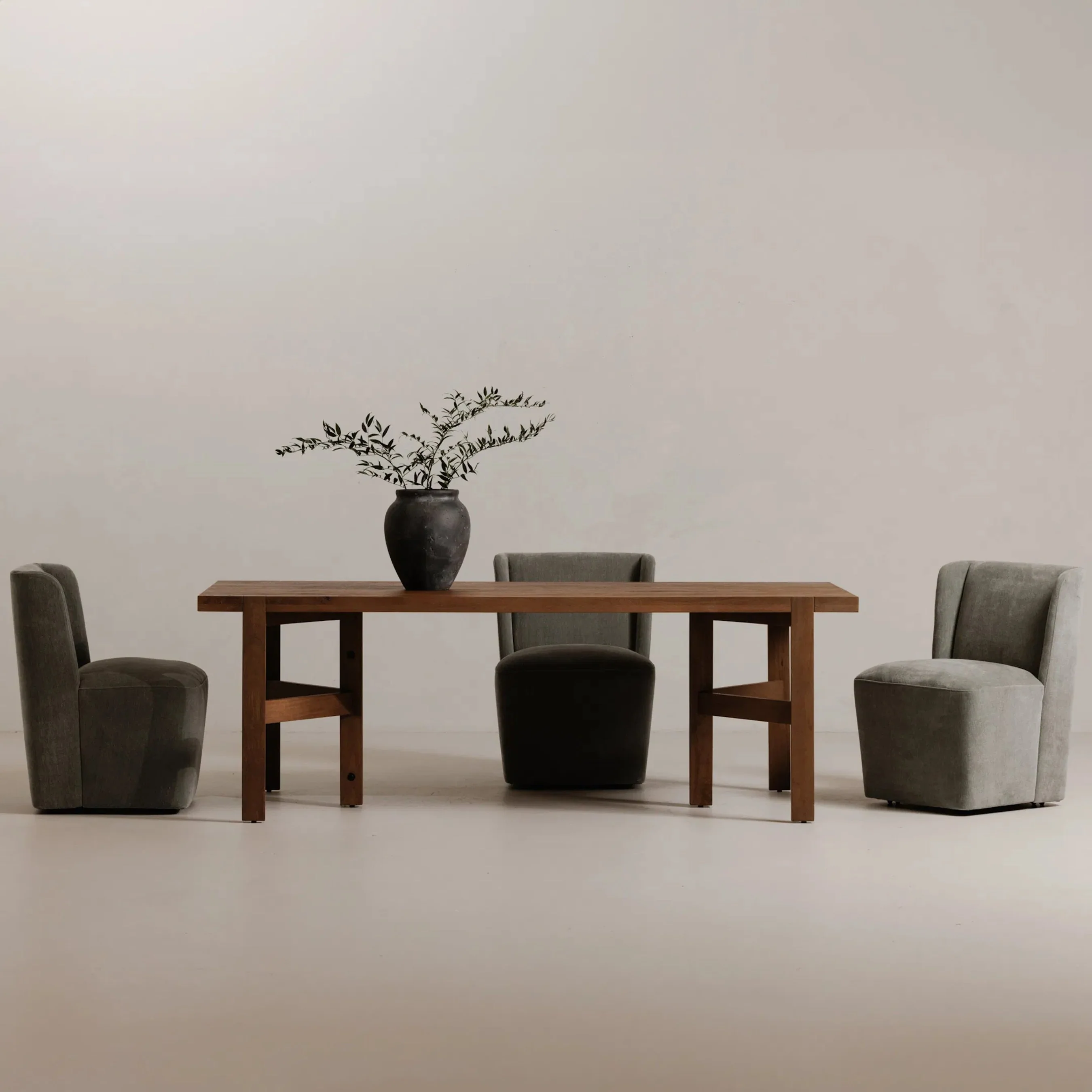 Cormac Rolling Dining Chair Performance Fabric - Image 25