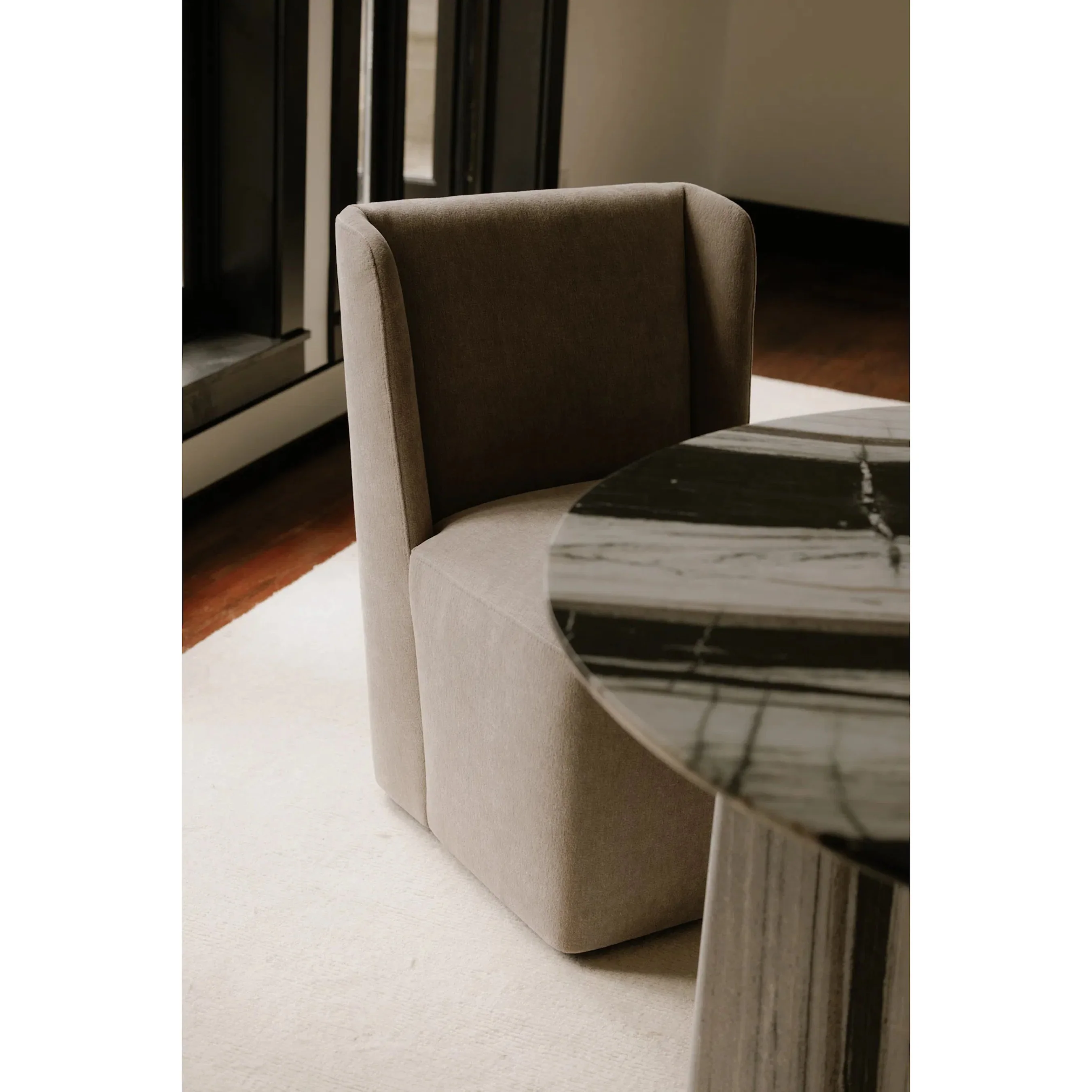 Cormac Rolling Dining Chair Performance Fabric - Image 27