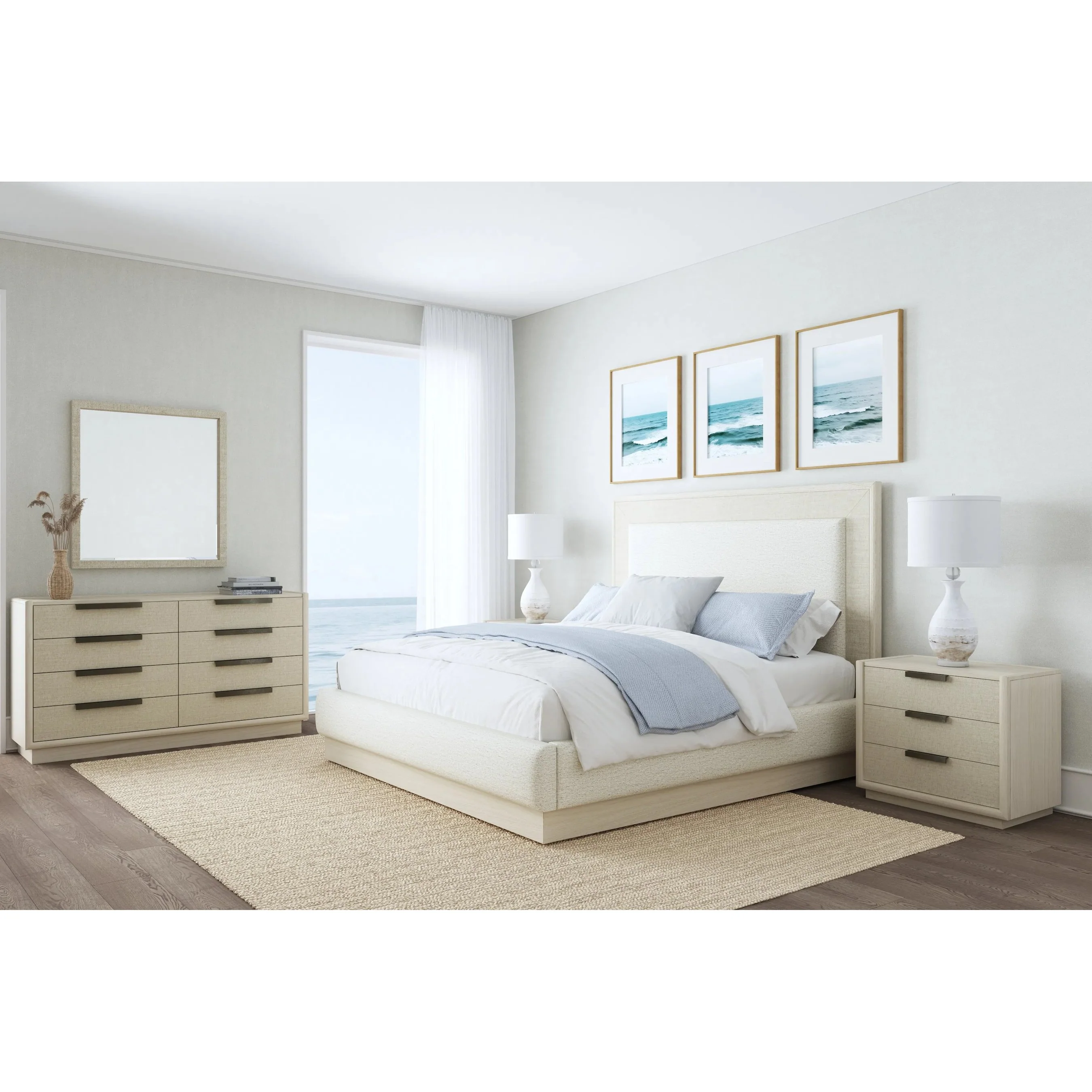 Cotiere Nightstand in Linen - Image 8