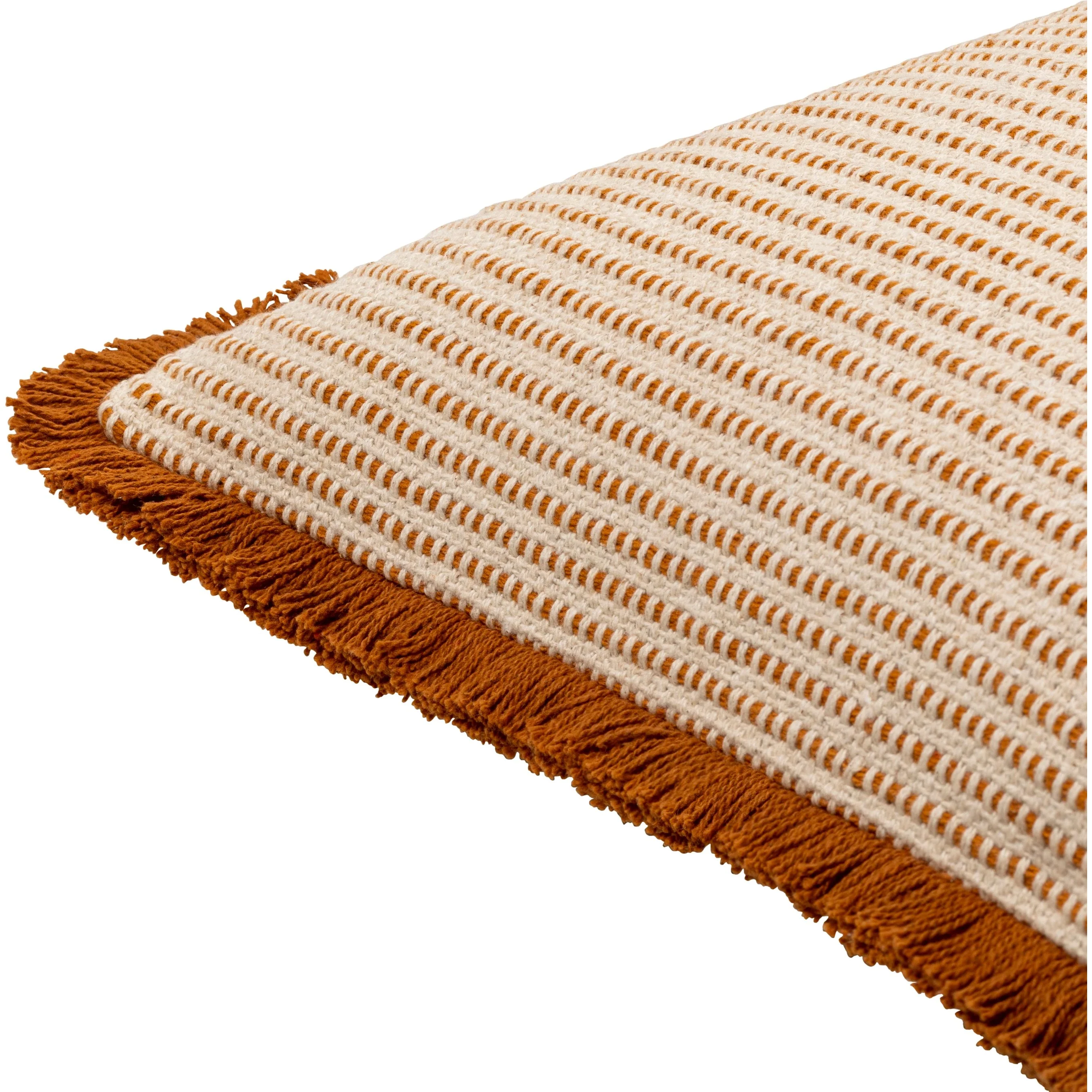 Cotton Fringe Pillow Cover - 31965 - Image 2