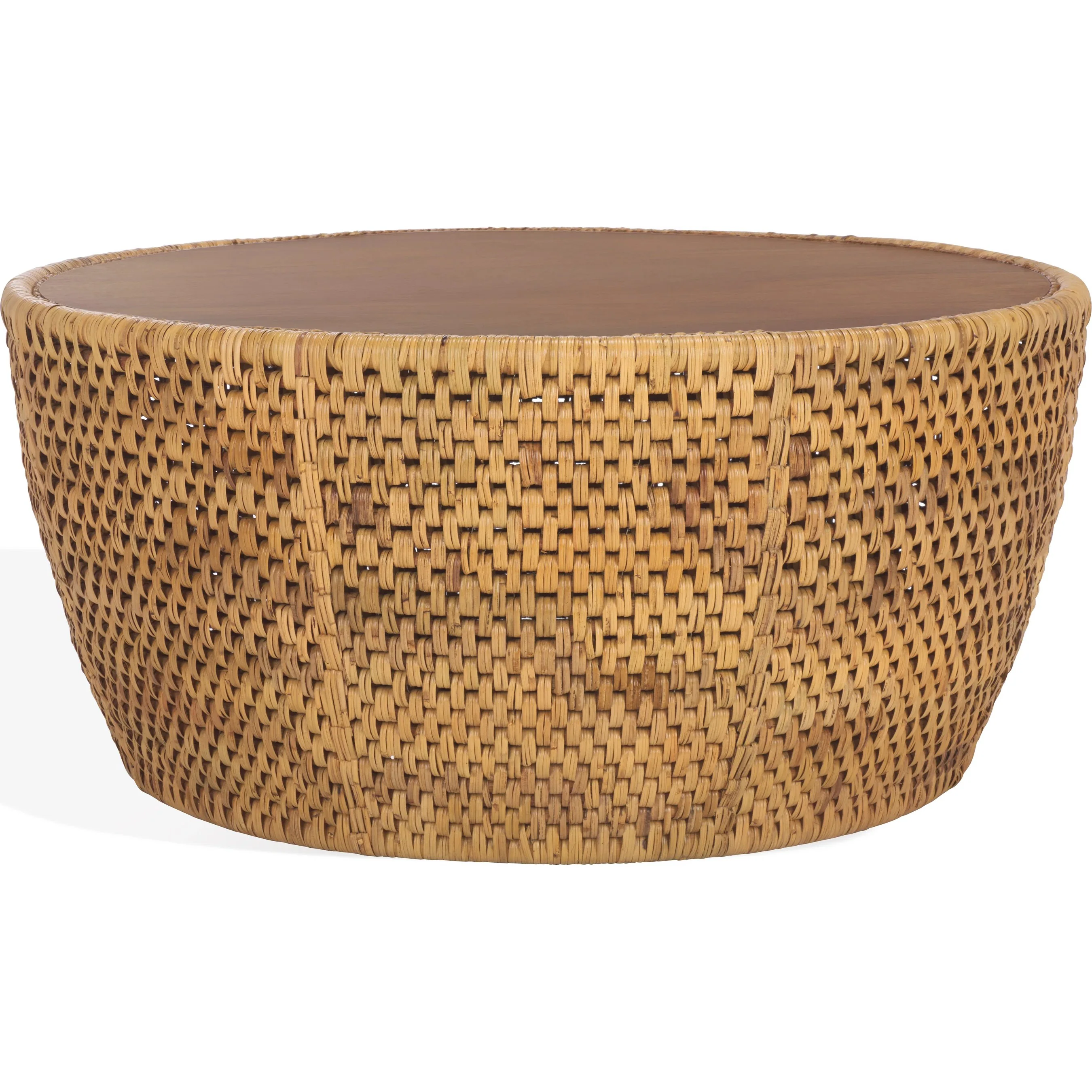 Craighead Rattan Round Coffee Table