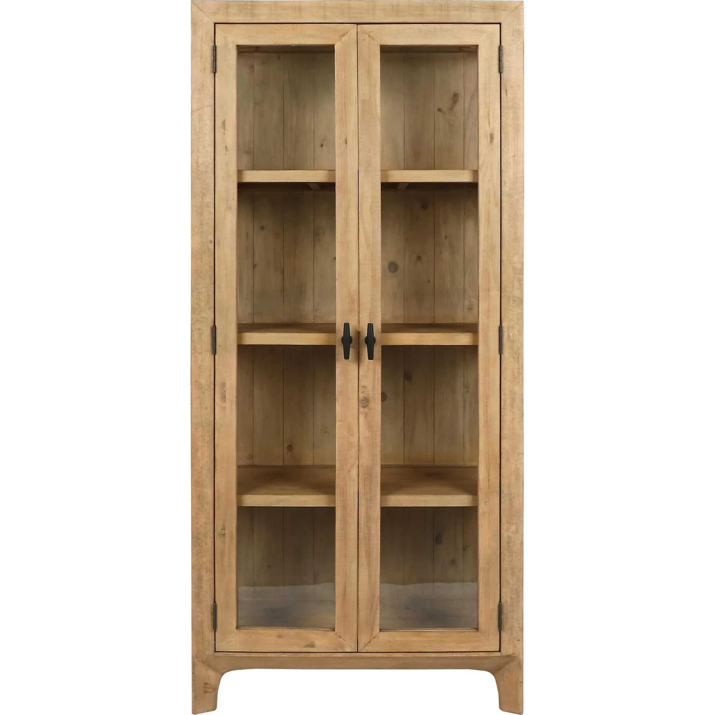 Crest Reclaimed Pine Curio Cabinet - Image 4