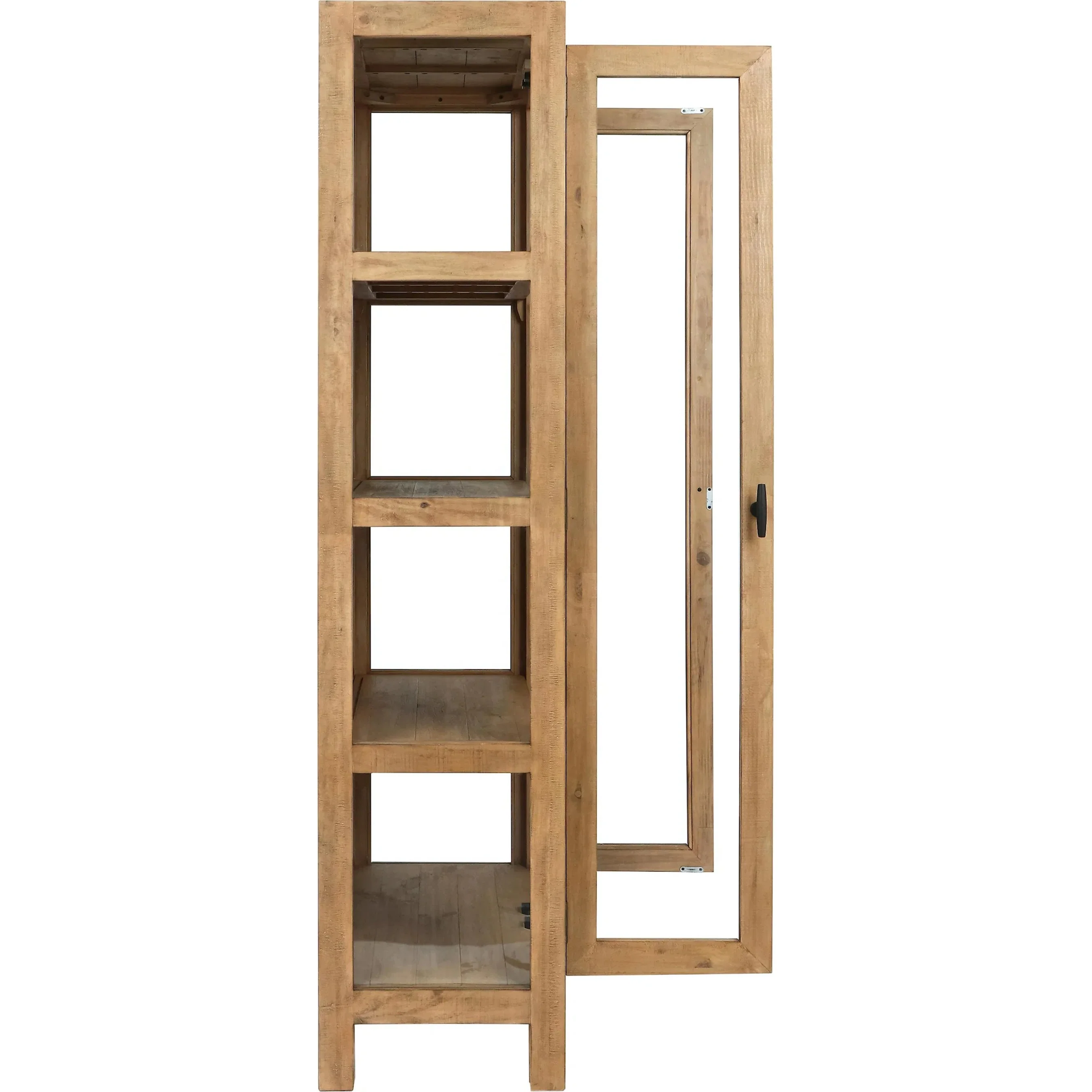 Crest Reclaimed Pine Curio Cabinet - Image 7