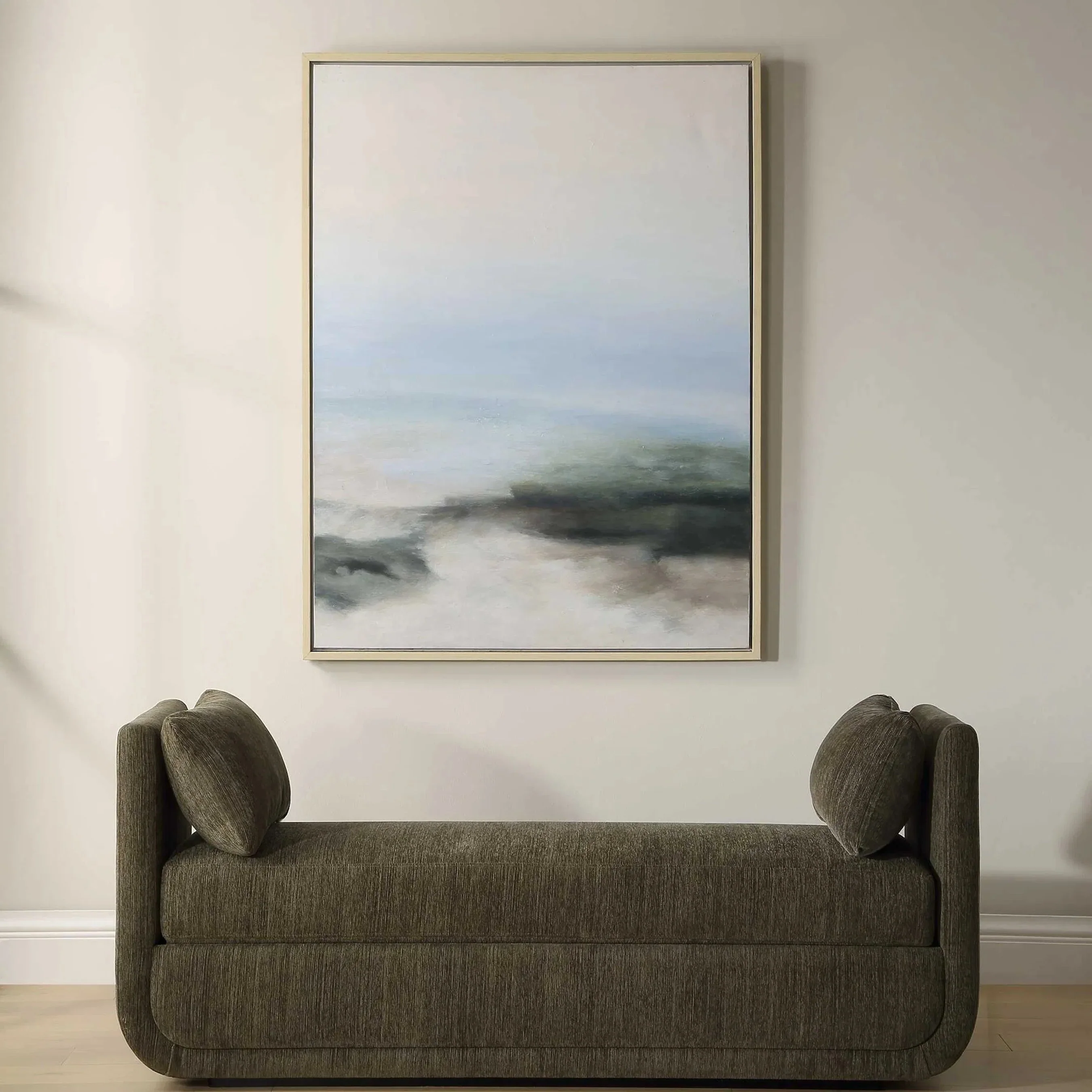 Crossing Paths Coastal Landscape Painting - Image 3