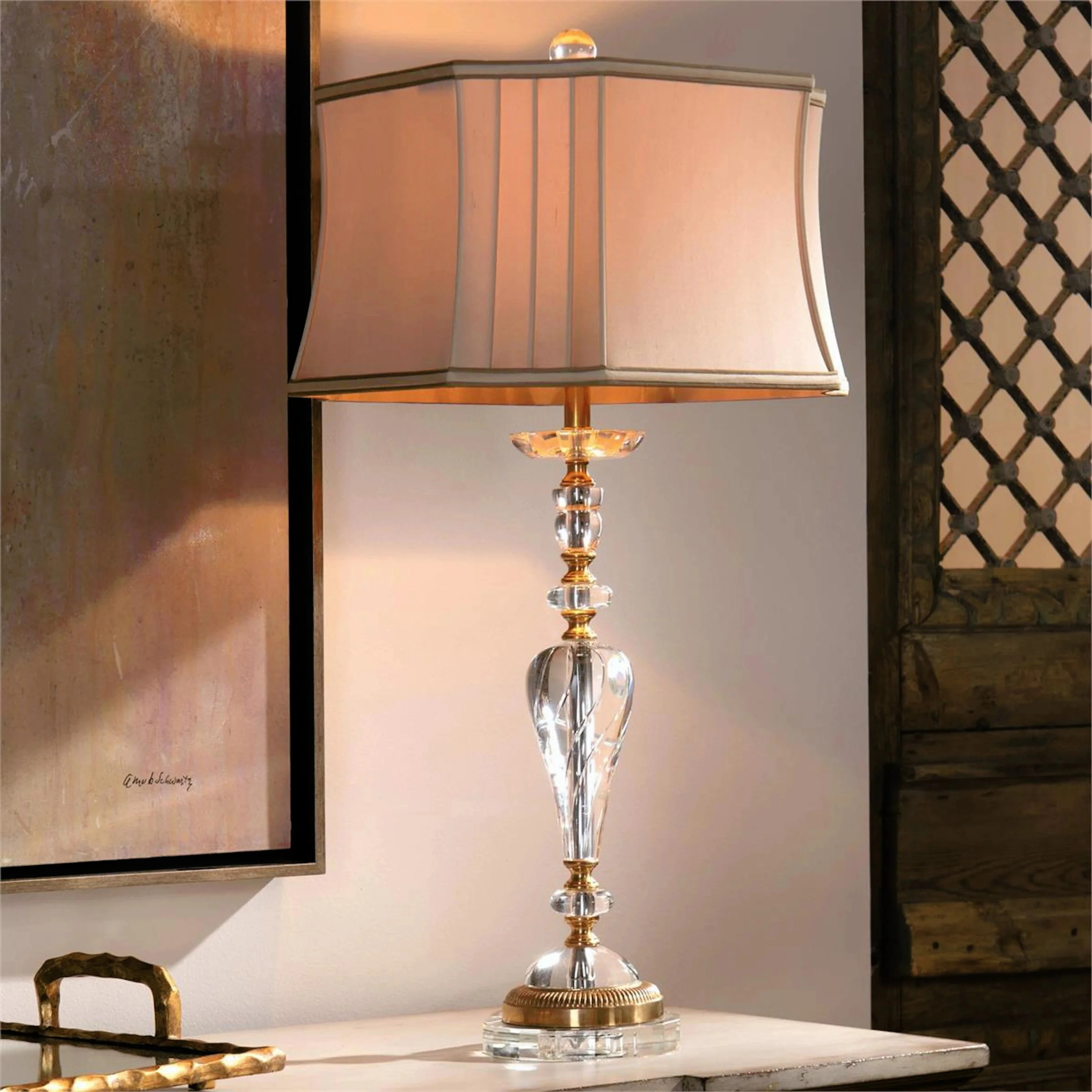 Crystal Swirl Lamp - Image 2