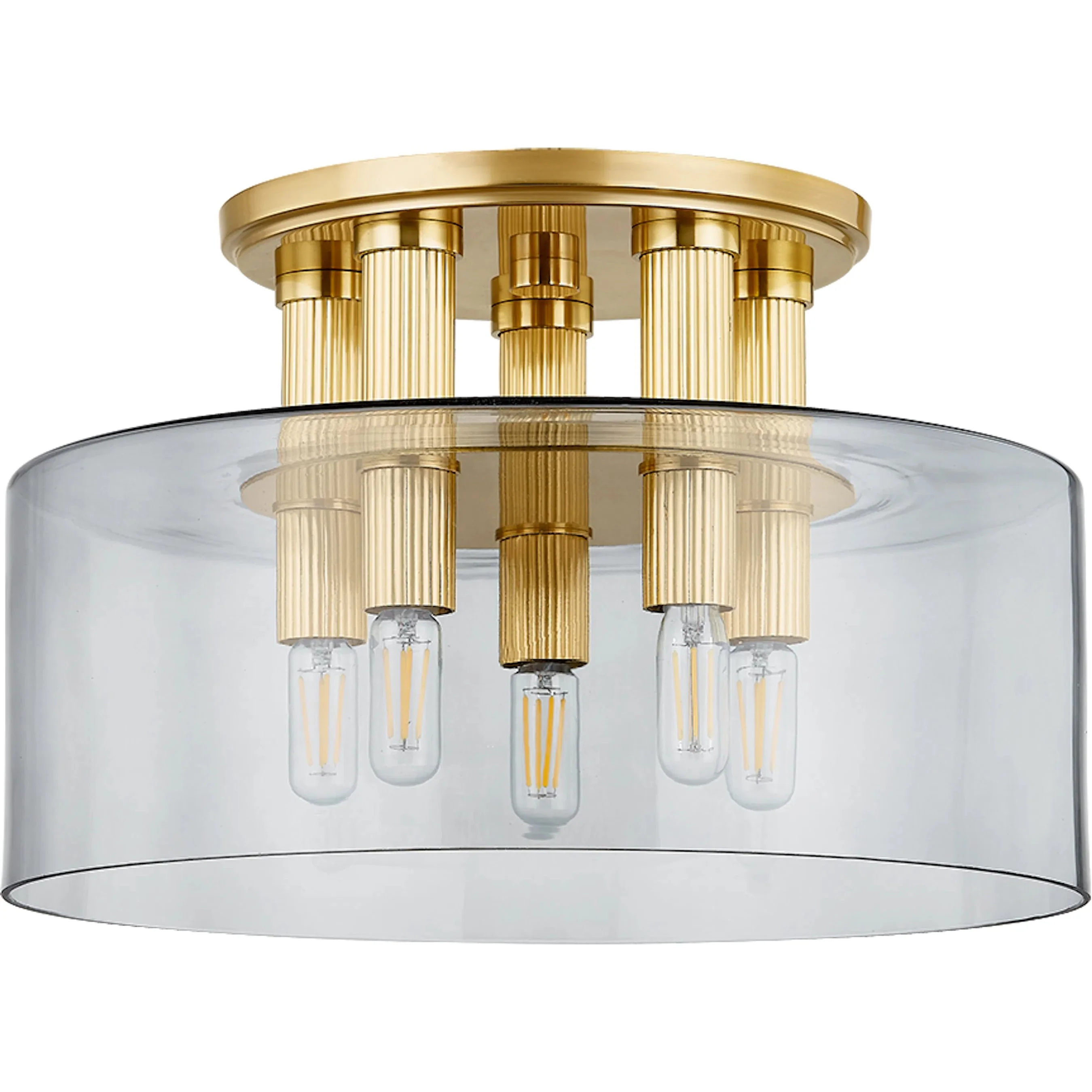 Crystler 5-Light Flush Mount