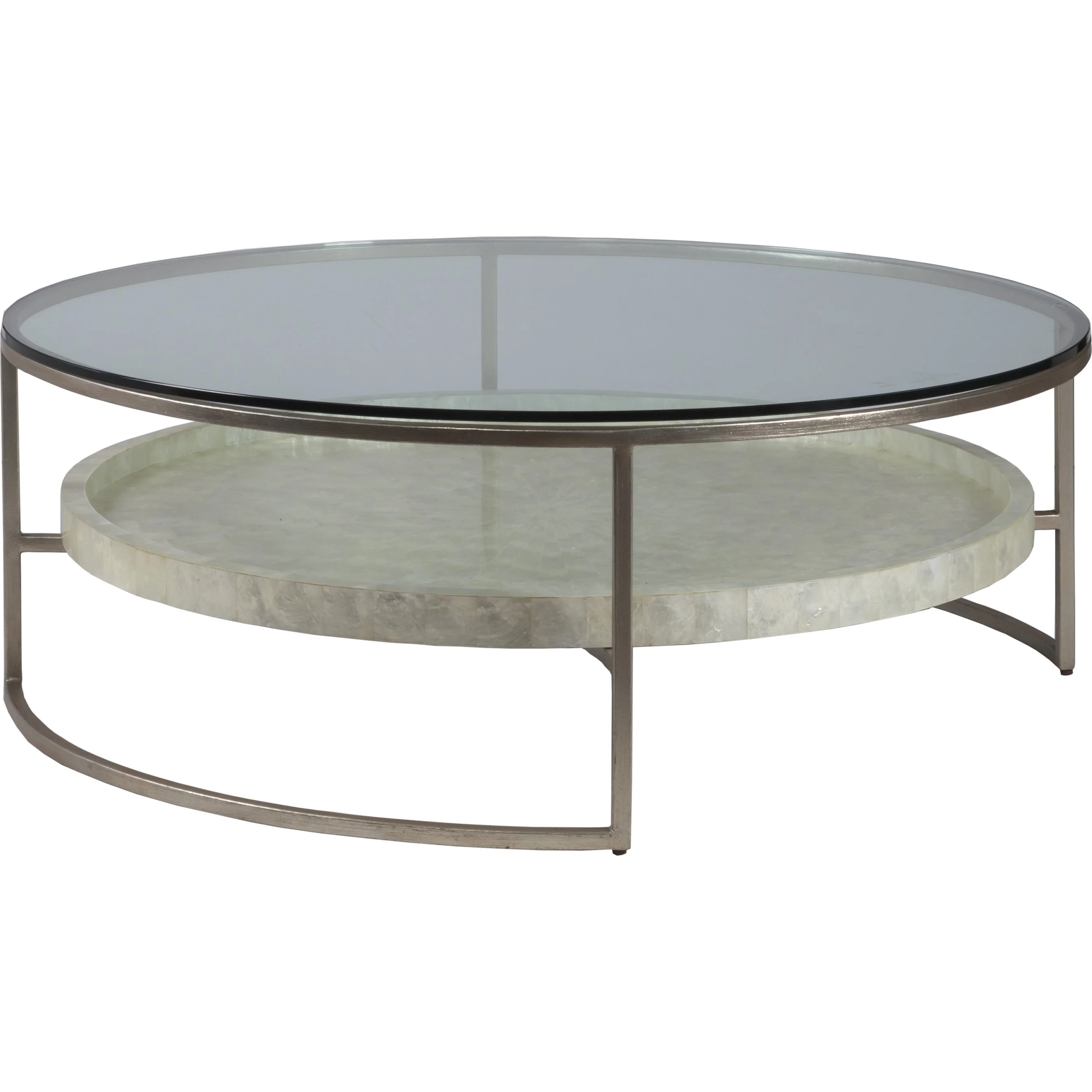 Cumulus Capiz Round Cocktail Table