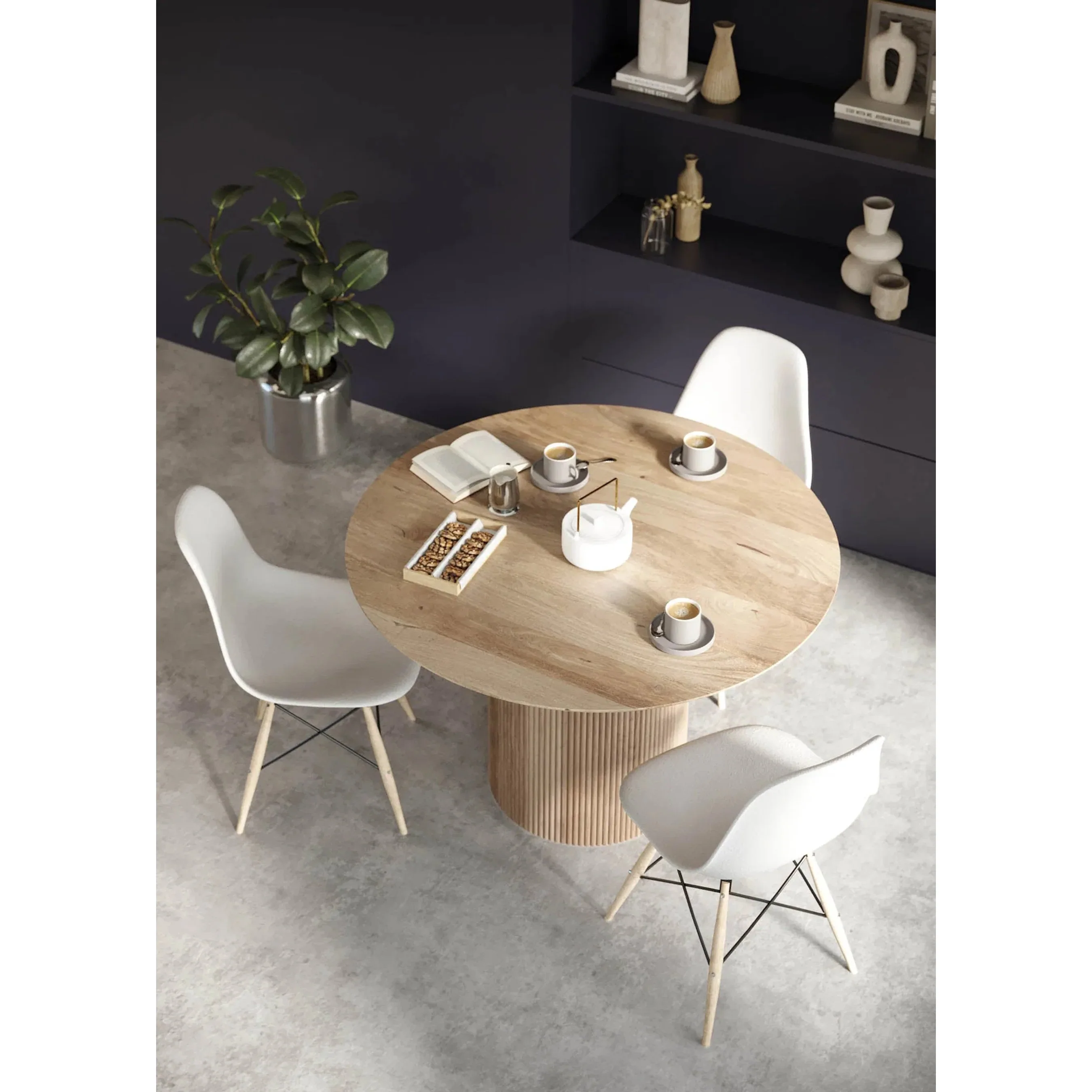 Cylinder Round Dining Table - Image 7
