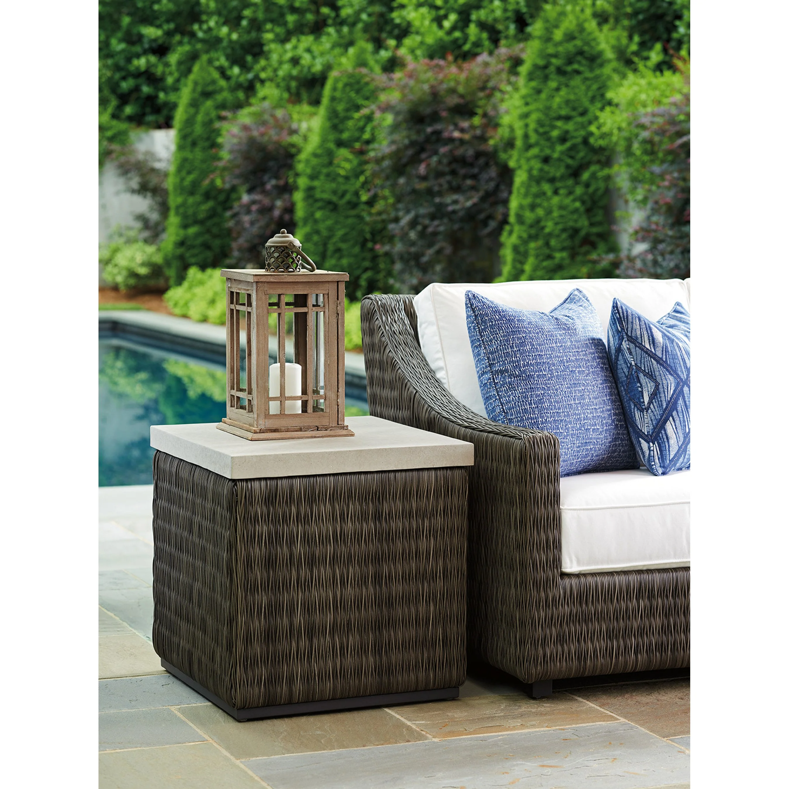 Cypress Point Ocean Terrace Square End Table - Image 3