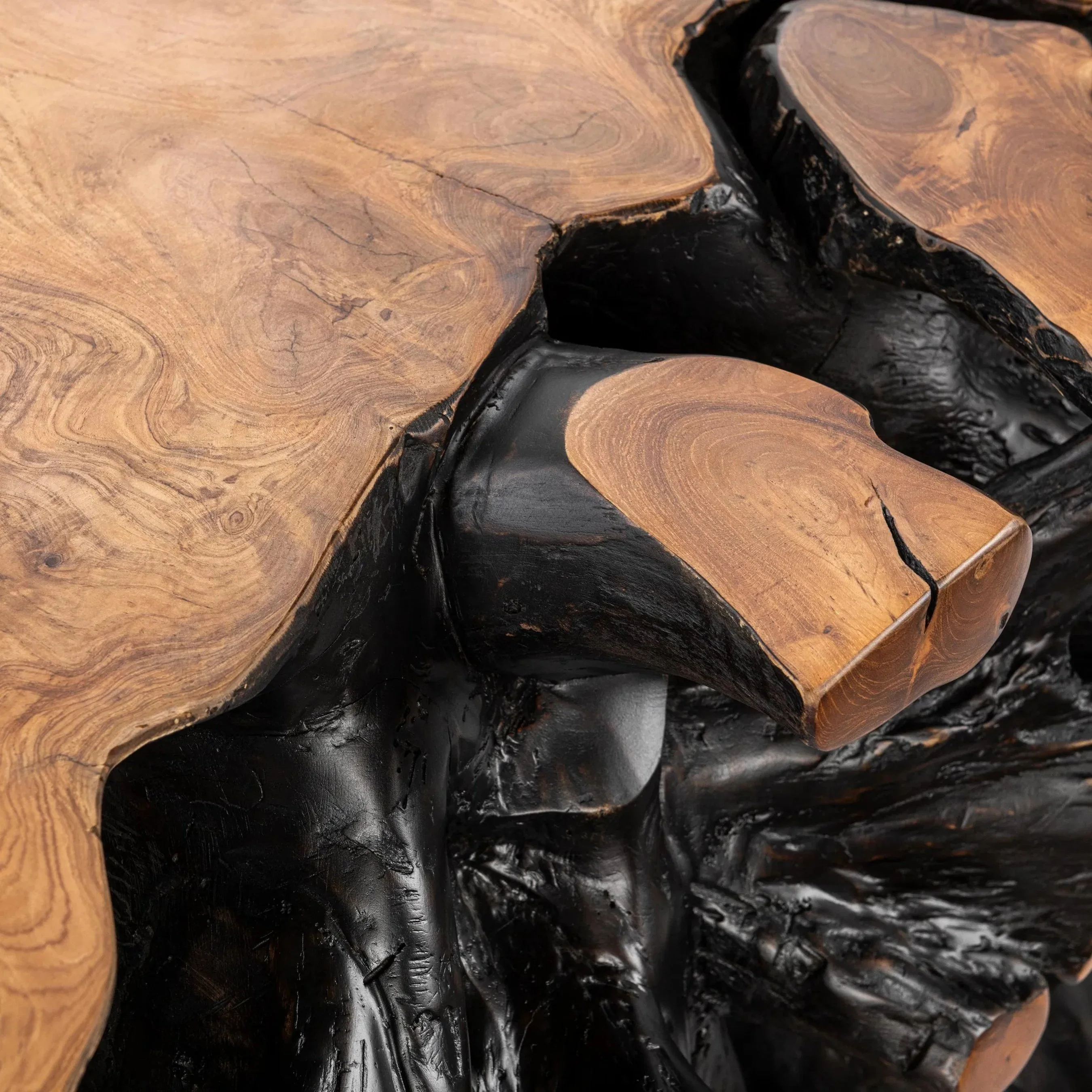 Cypress Teak Wood Root Console Table - Image 14