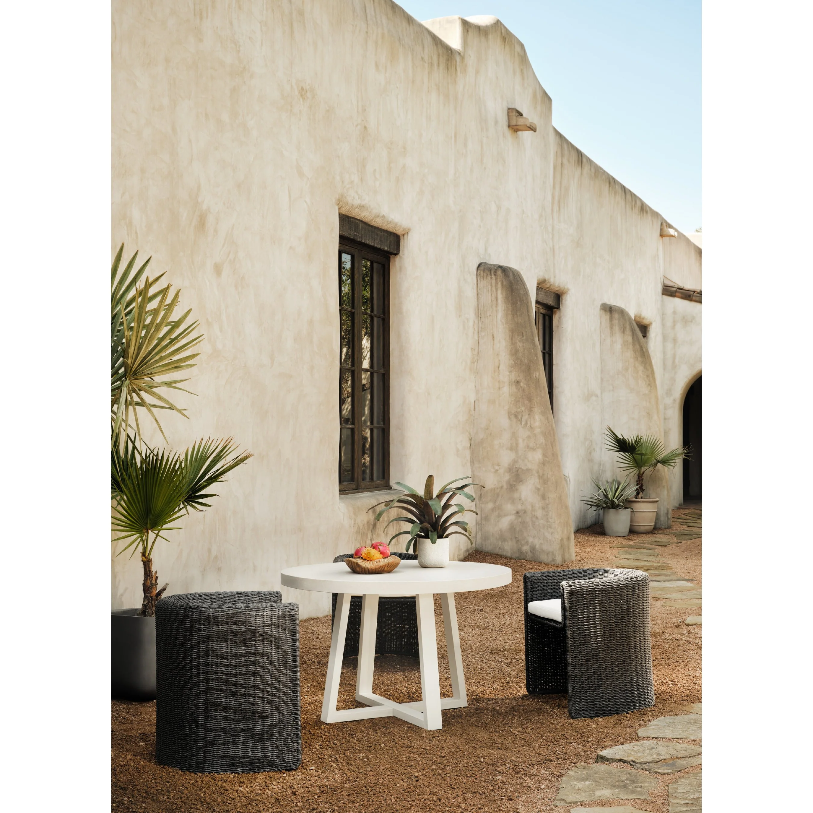 Cyrus Outdoor Round Dining Table - Image 24