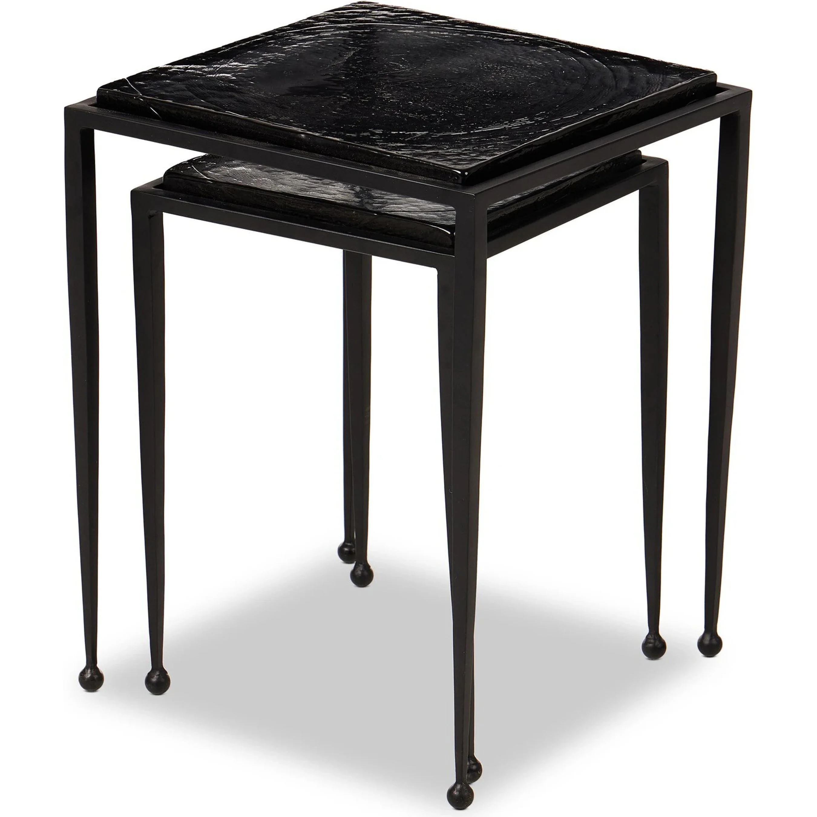 Dalston Cast Glass Nesting Tables - Image 2