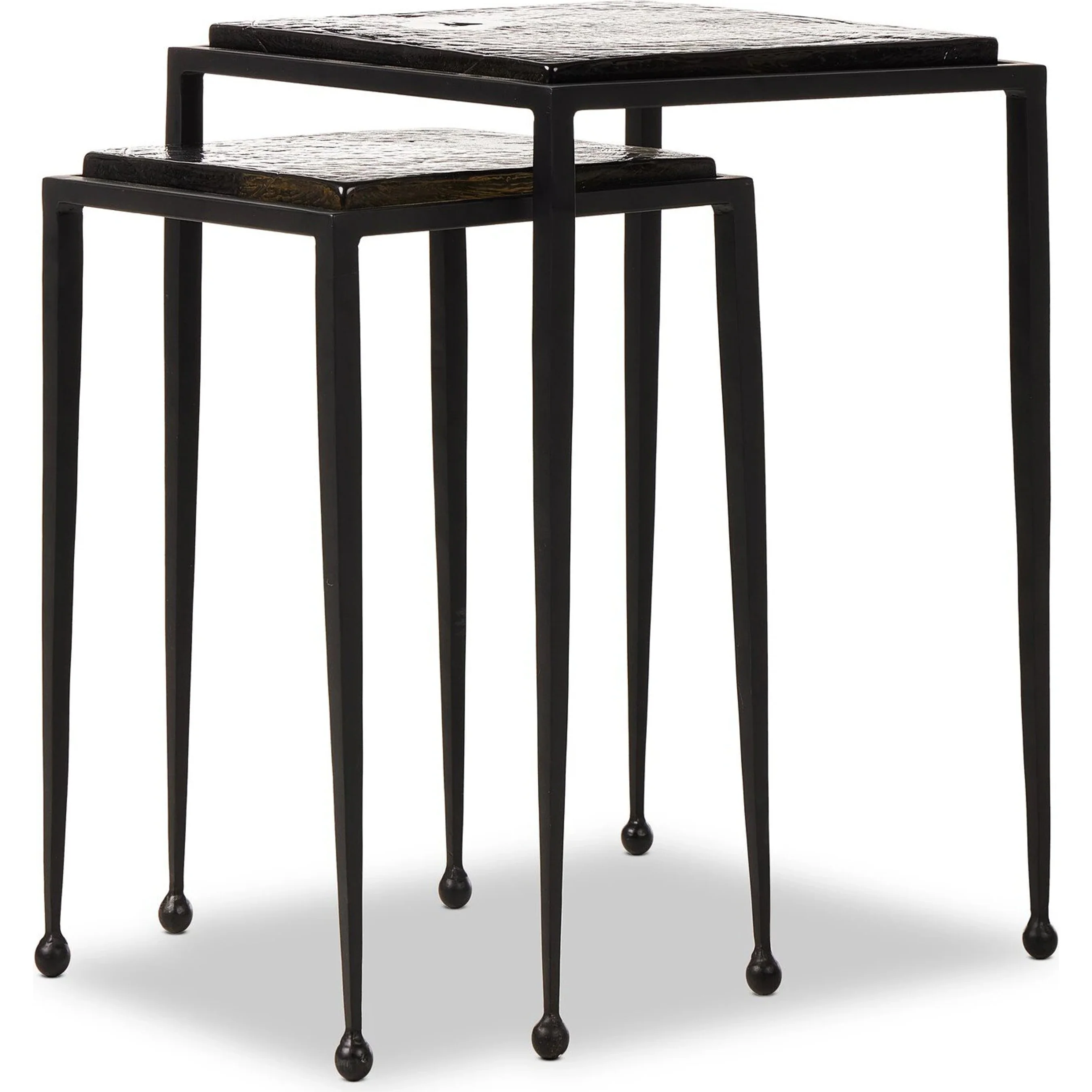 Dalston Cast Glass Nesting Tables - Image 3