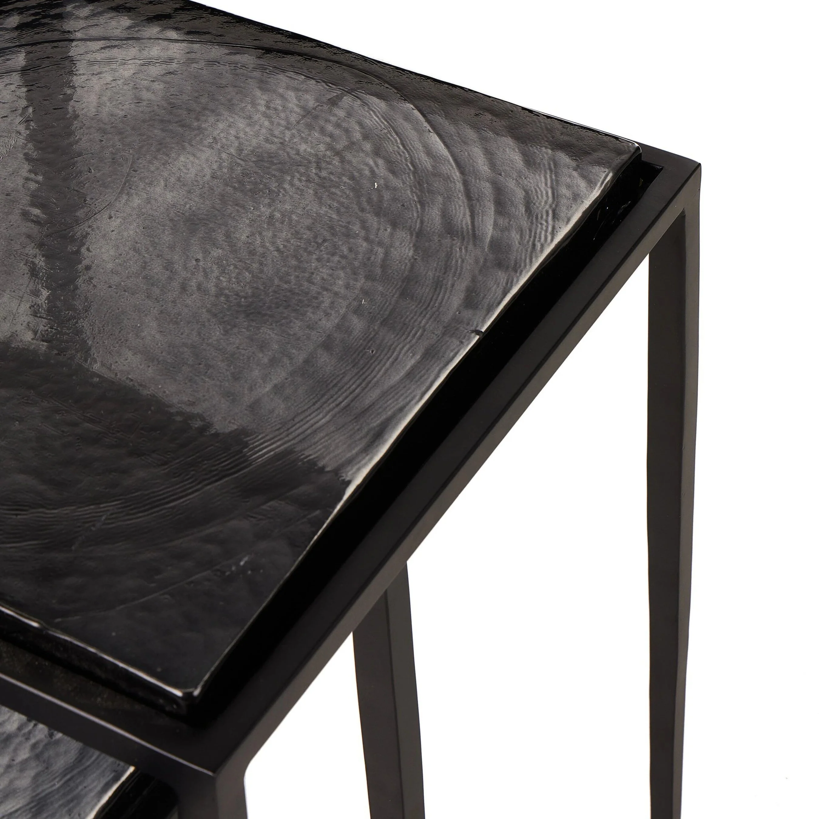Dalston Cast Glass Nesting Tables - Image 6