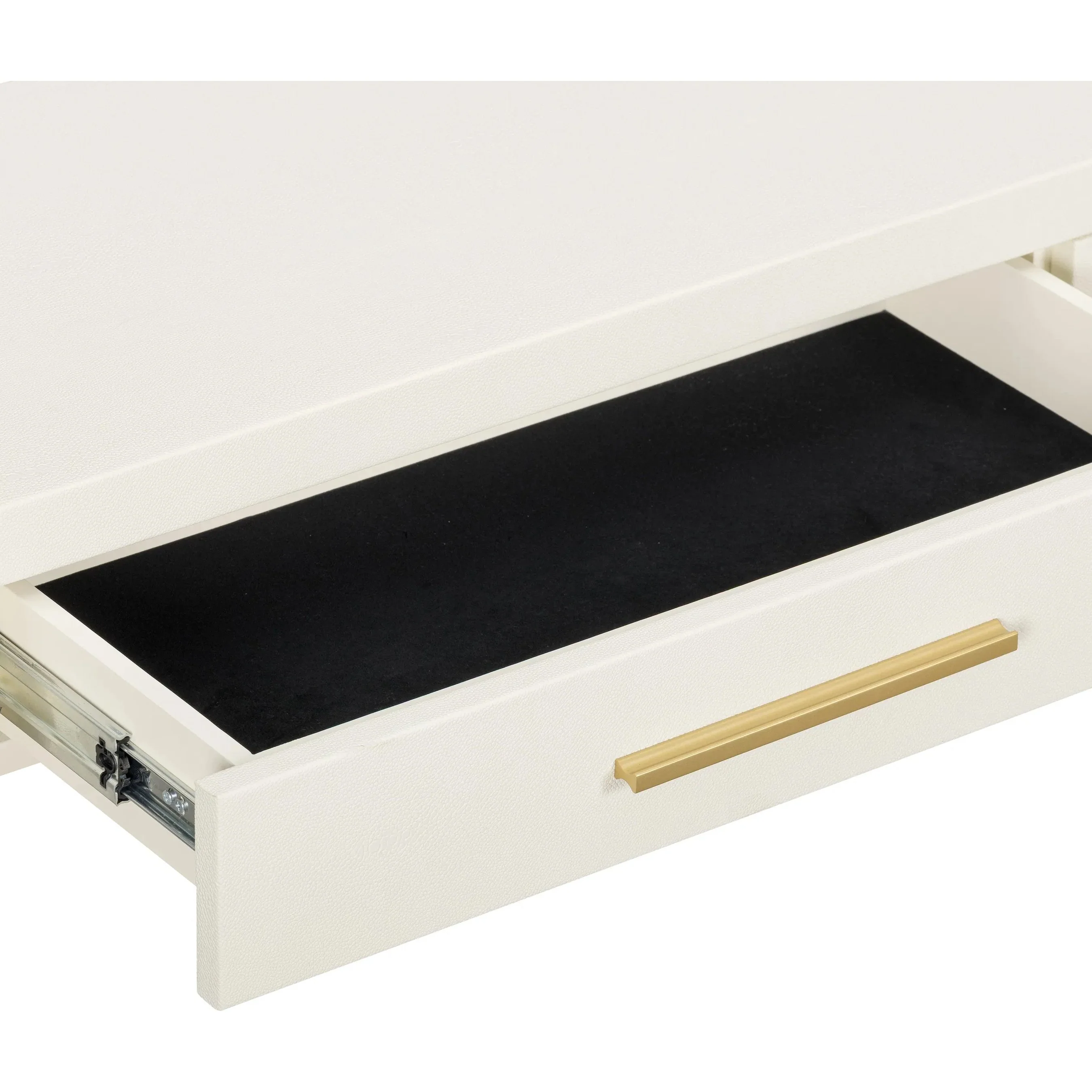 Dani Faux Shagreen 2-Drawer Console Table - Image 5