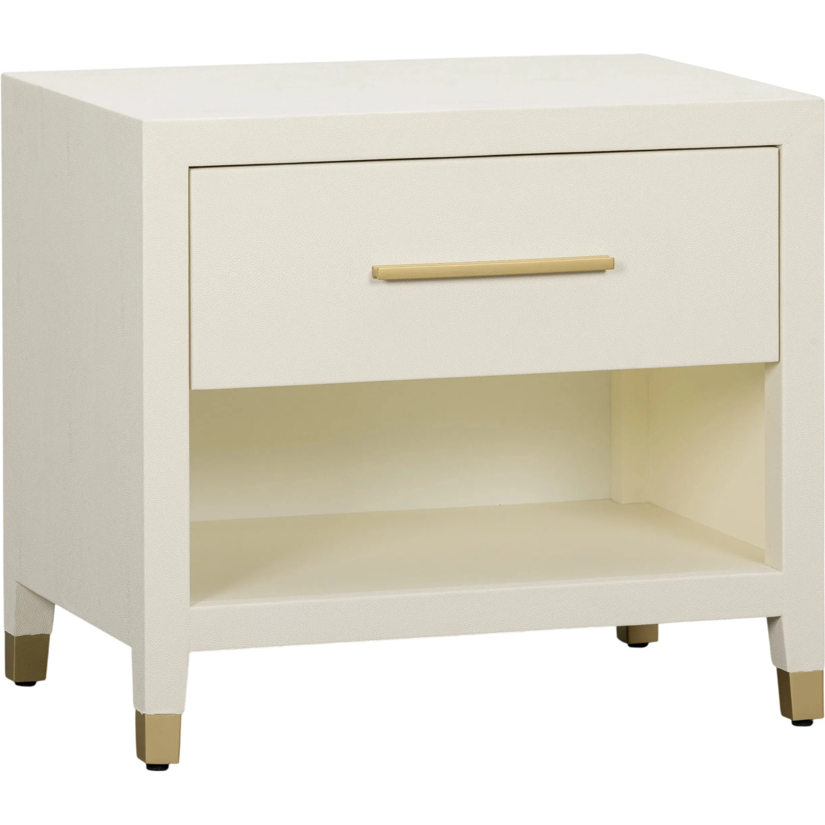 Dani Faux Shagreen Nightstand