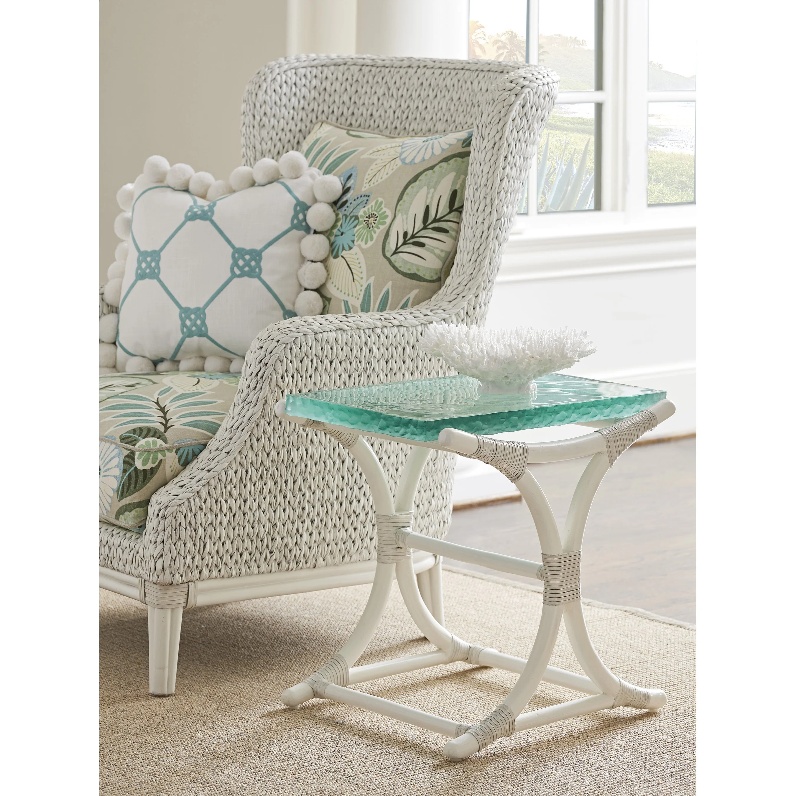 Dania Sea Glass End Table - Image 3
