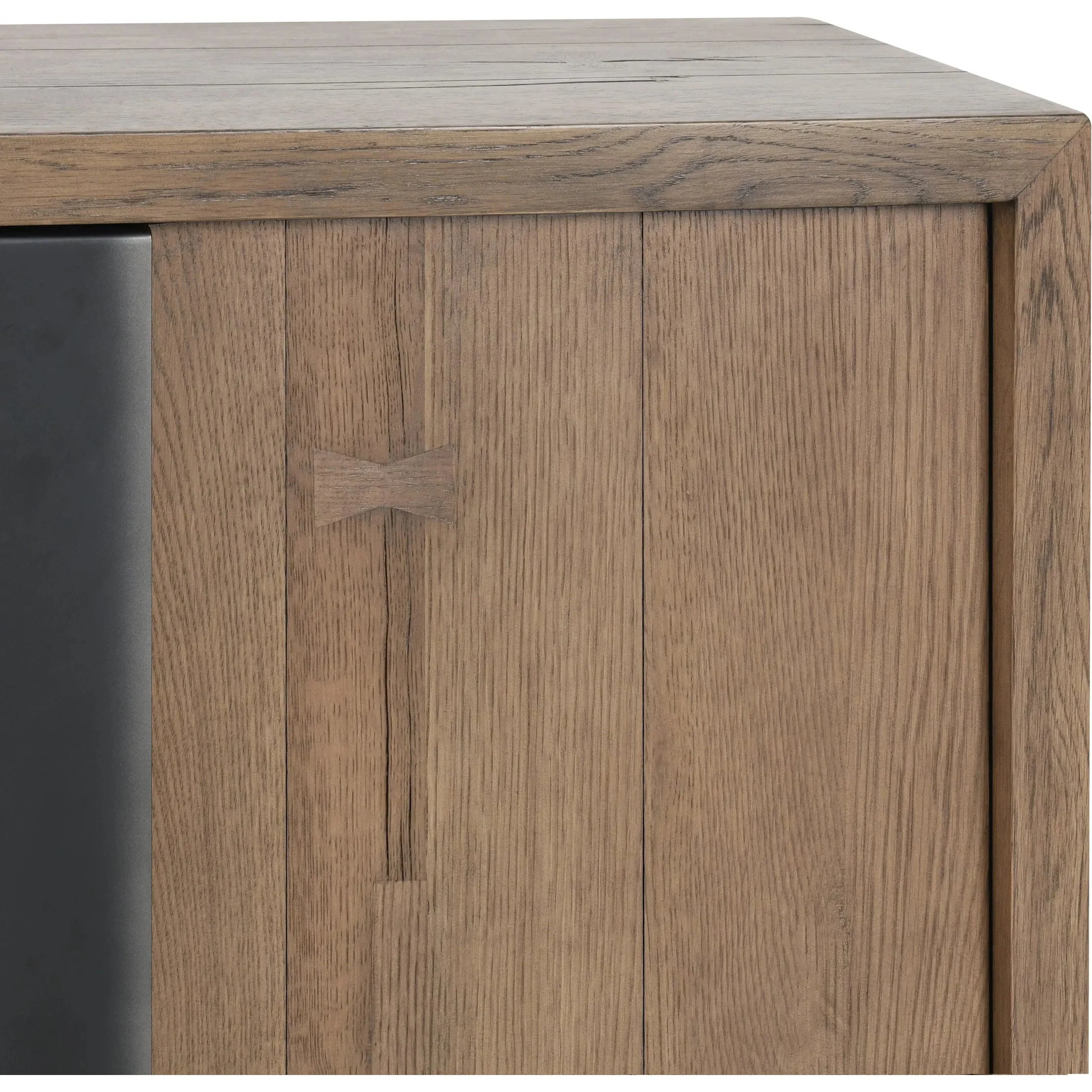 Danica Reclaimed Oak 4-Door Buffet - Image 9