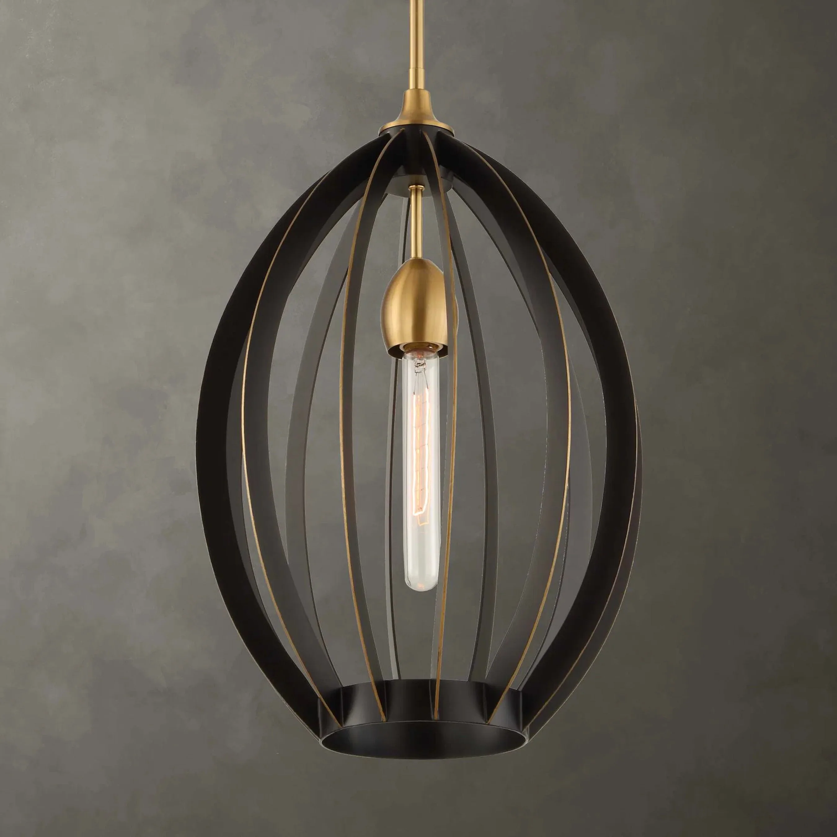 Darby 1 Light Architectural Oval Pendant - Image 5