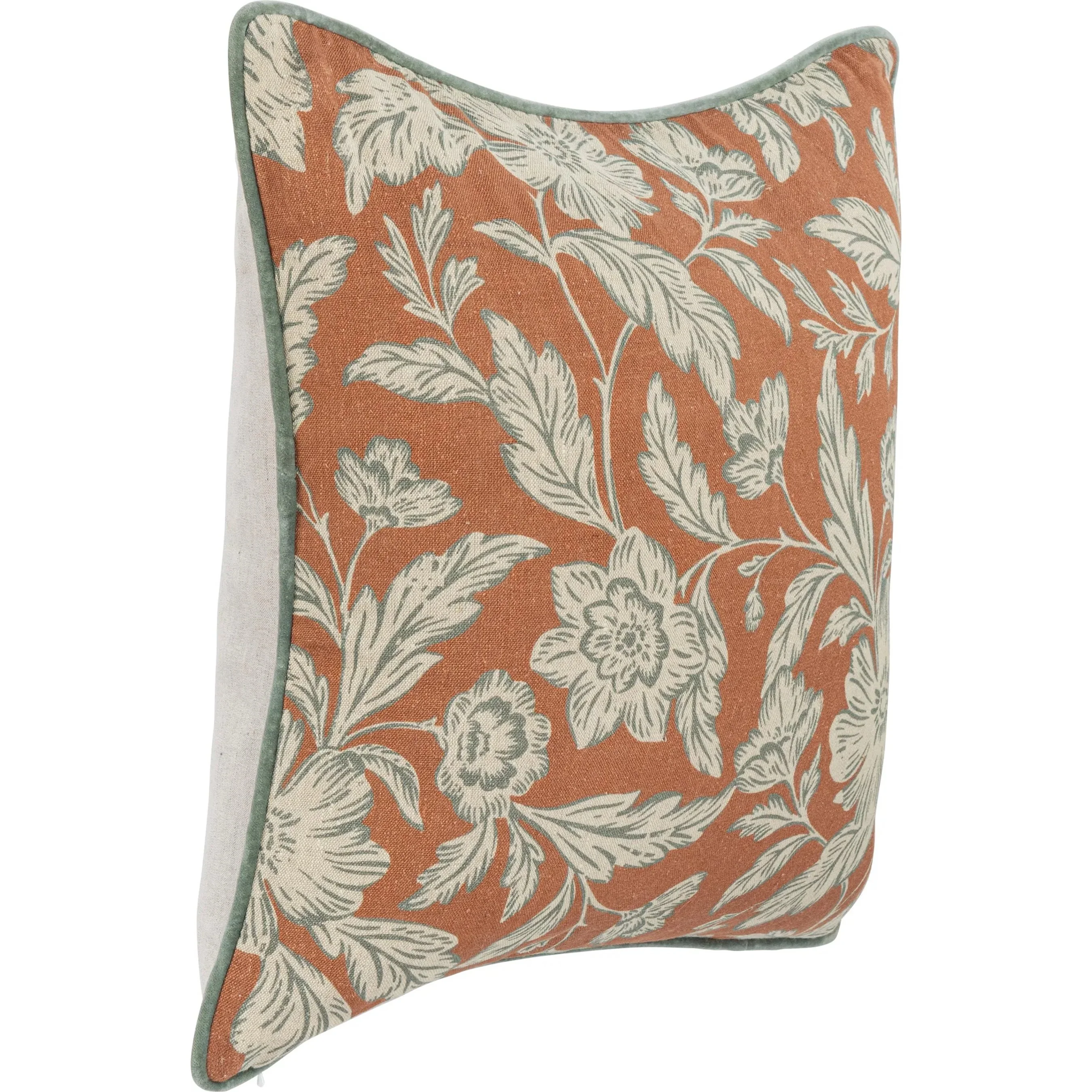 Davenport Linen Fabric Throw Pillow - Image 2