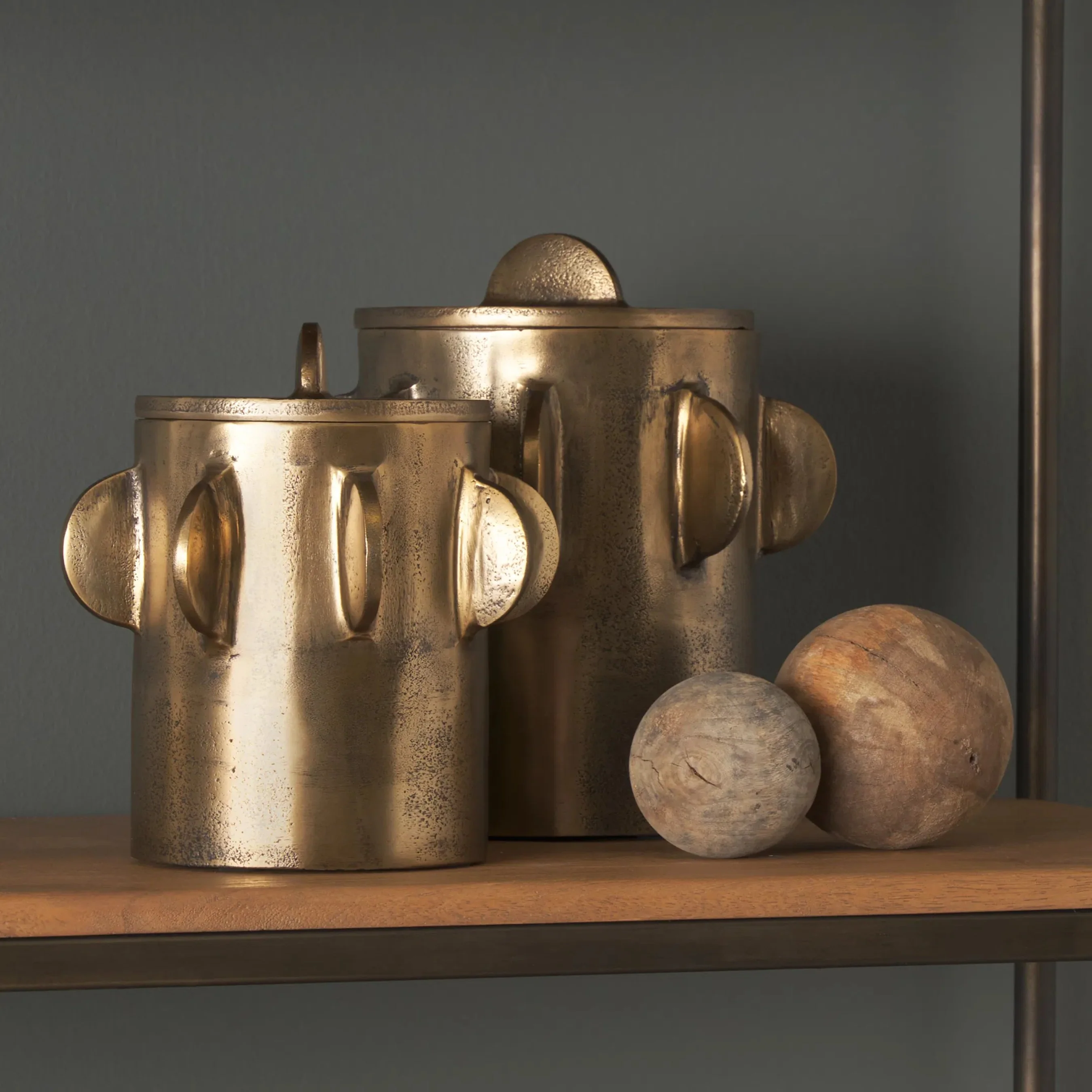 Deacon Canister with Sculptural Handles - Image 6