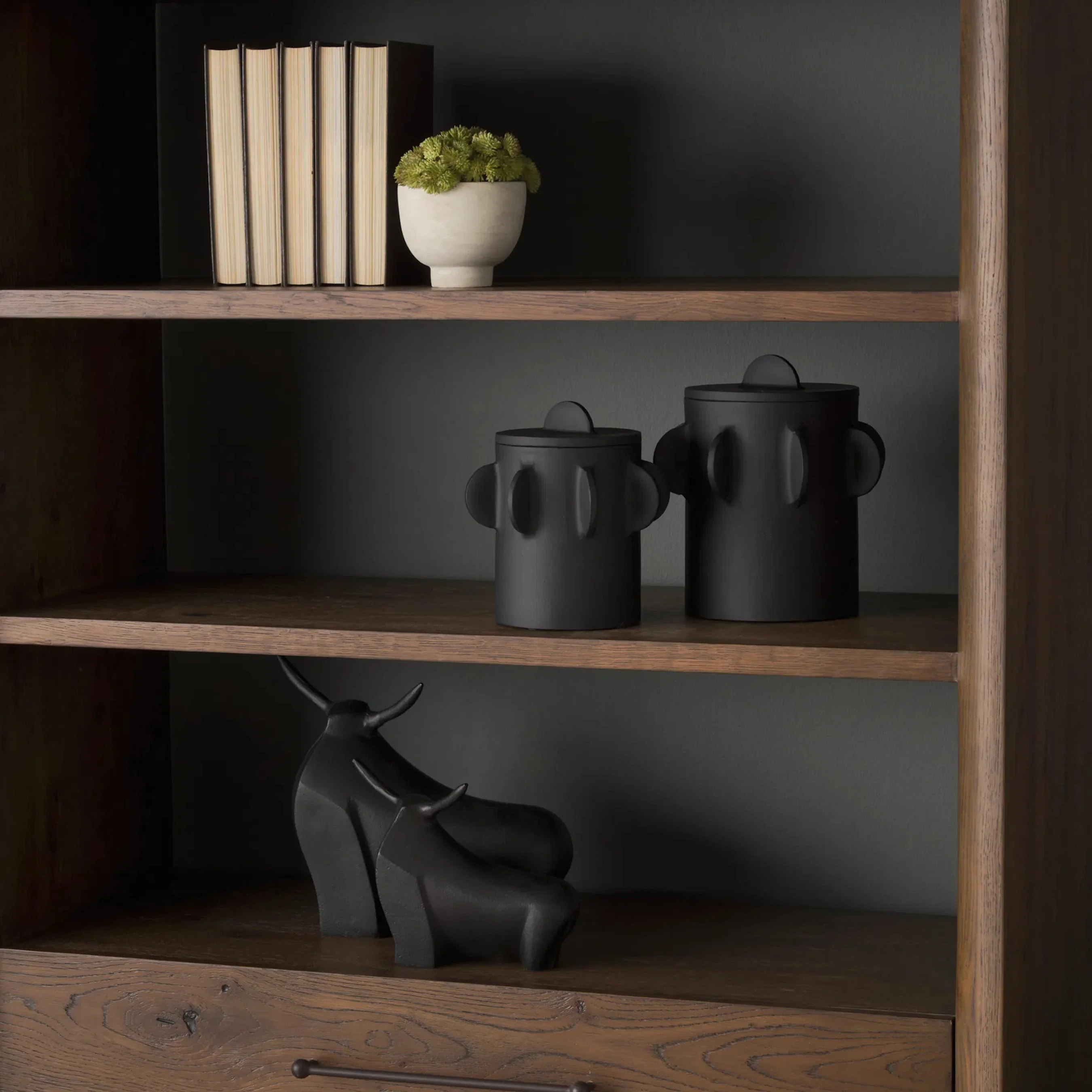 Deacon Canister with Sculptural Handles - Image 8