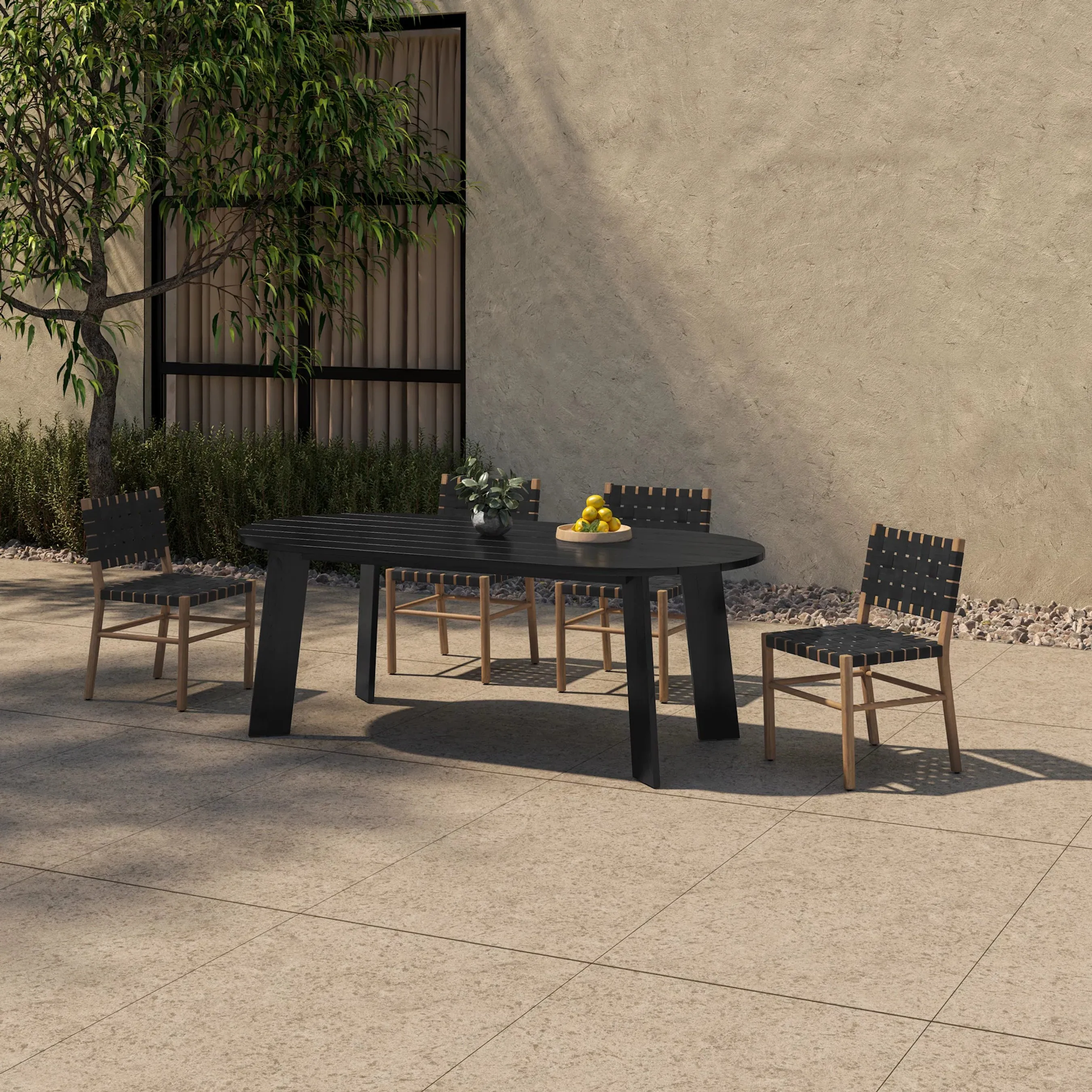 Delta Oval Outdoor Dining Table - Image 15