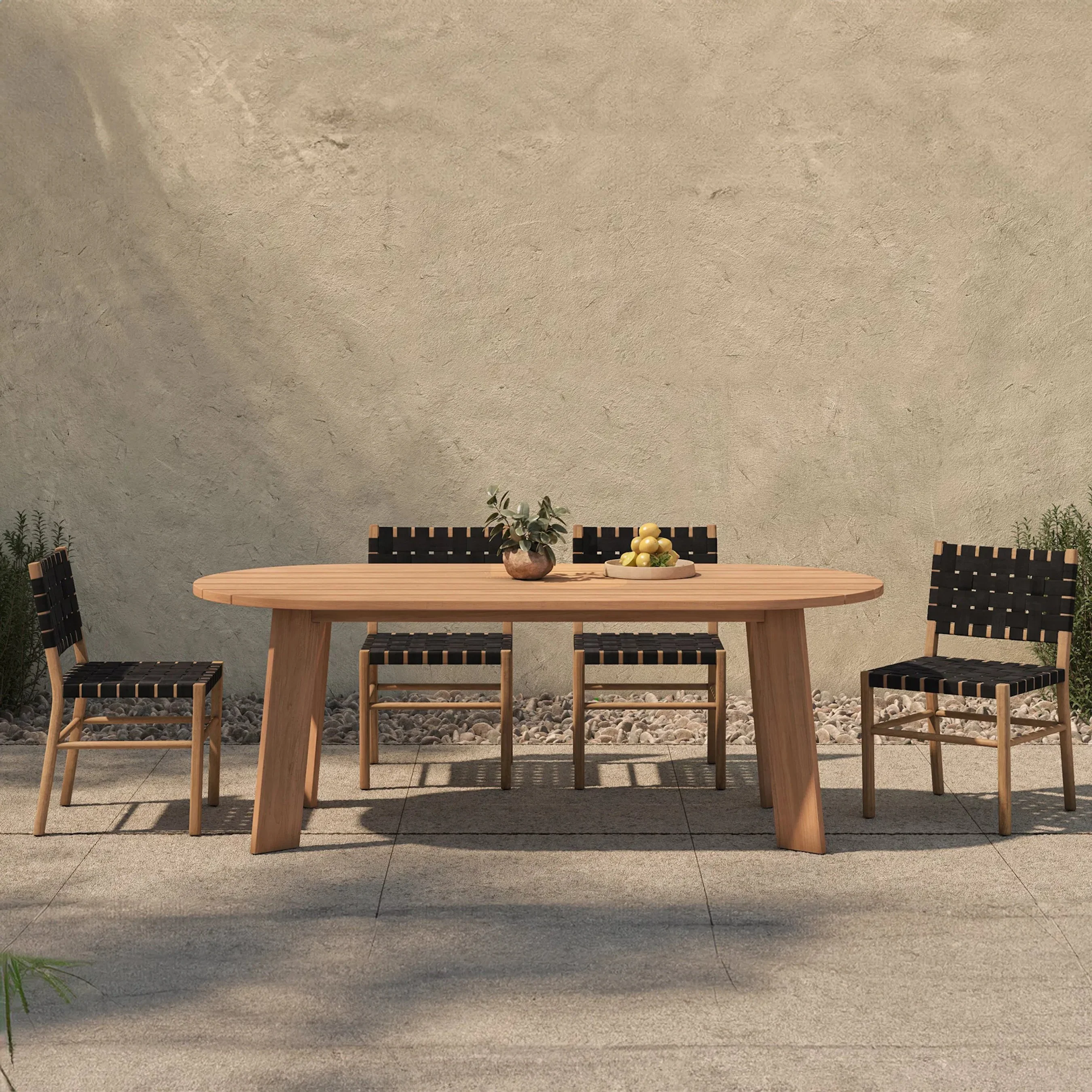 Delta Oval Outdoor Dining Table - Image 16