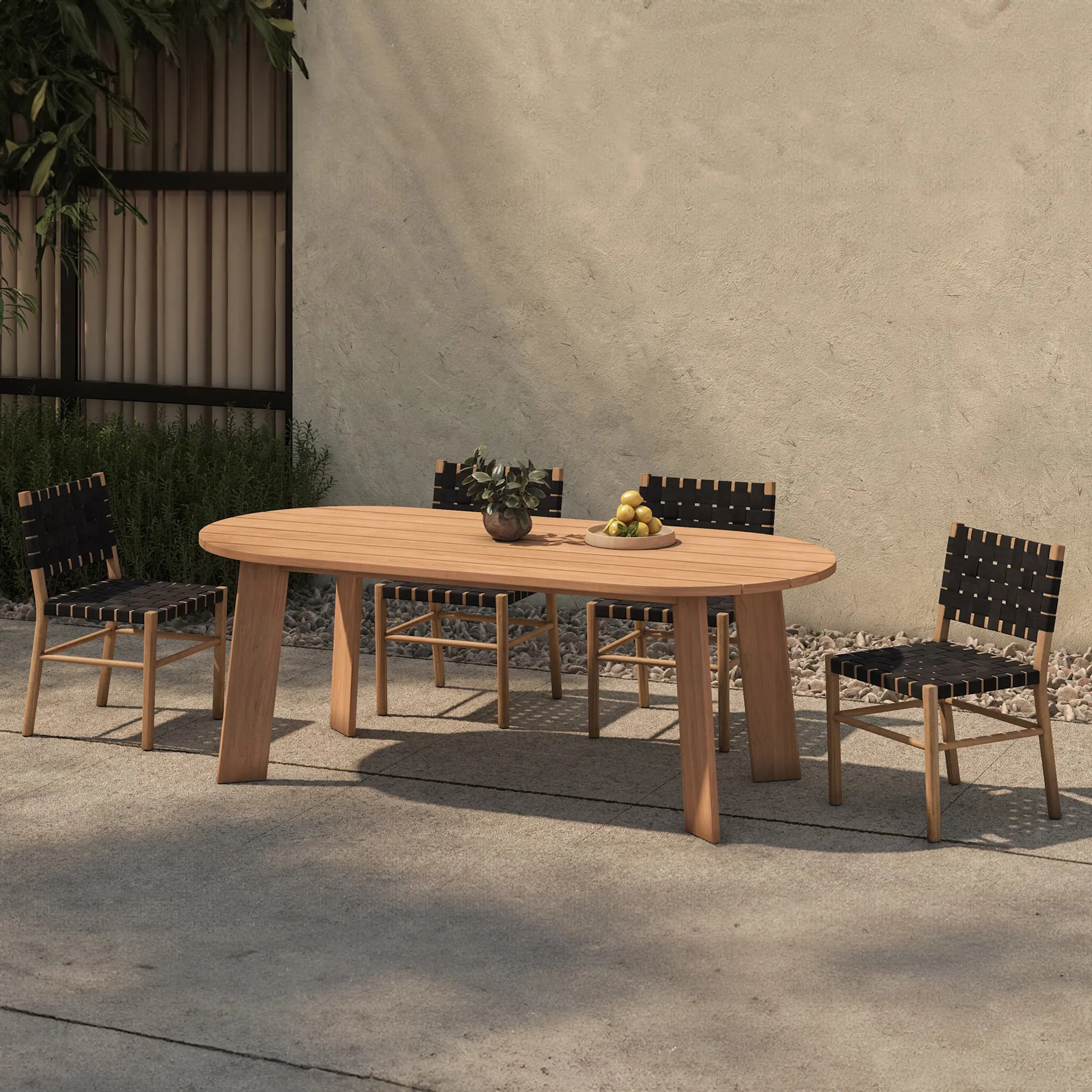 Delta Oval Outdoor Dining Table - Image 17