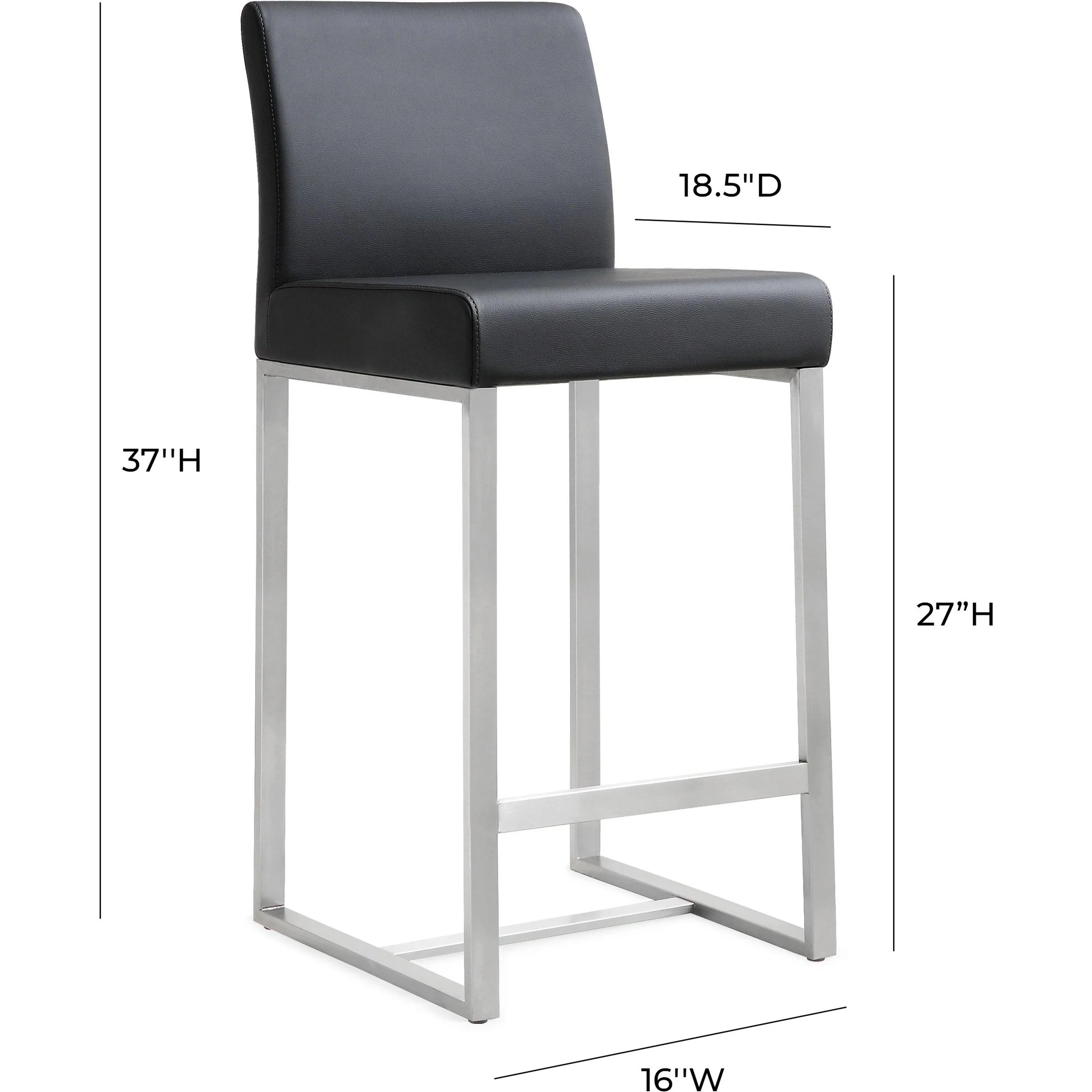 Denmark Steel Counter Stool (Set of 2) - Image 14