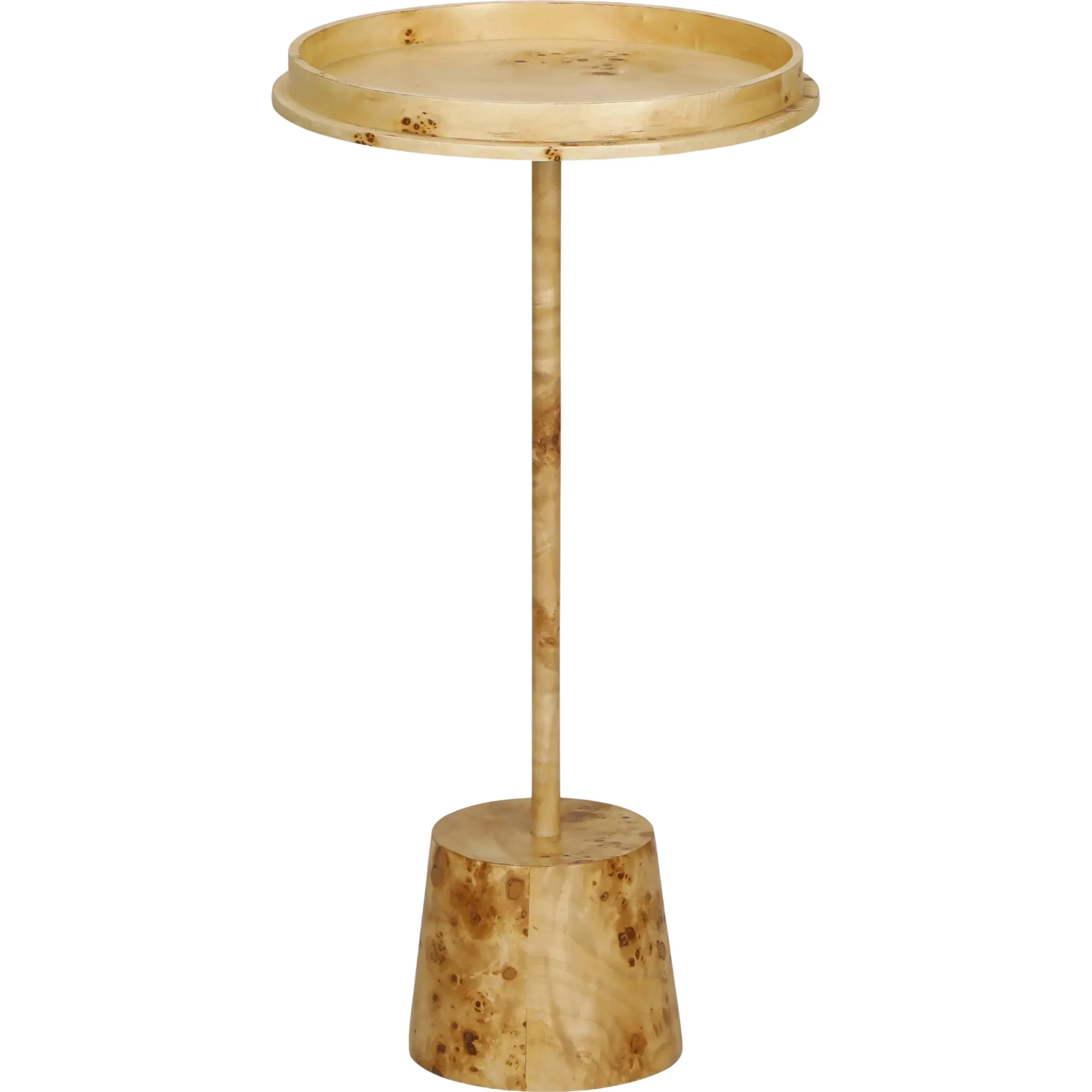Destin Burl Designer Side Table