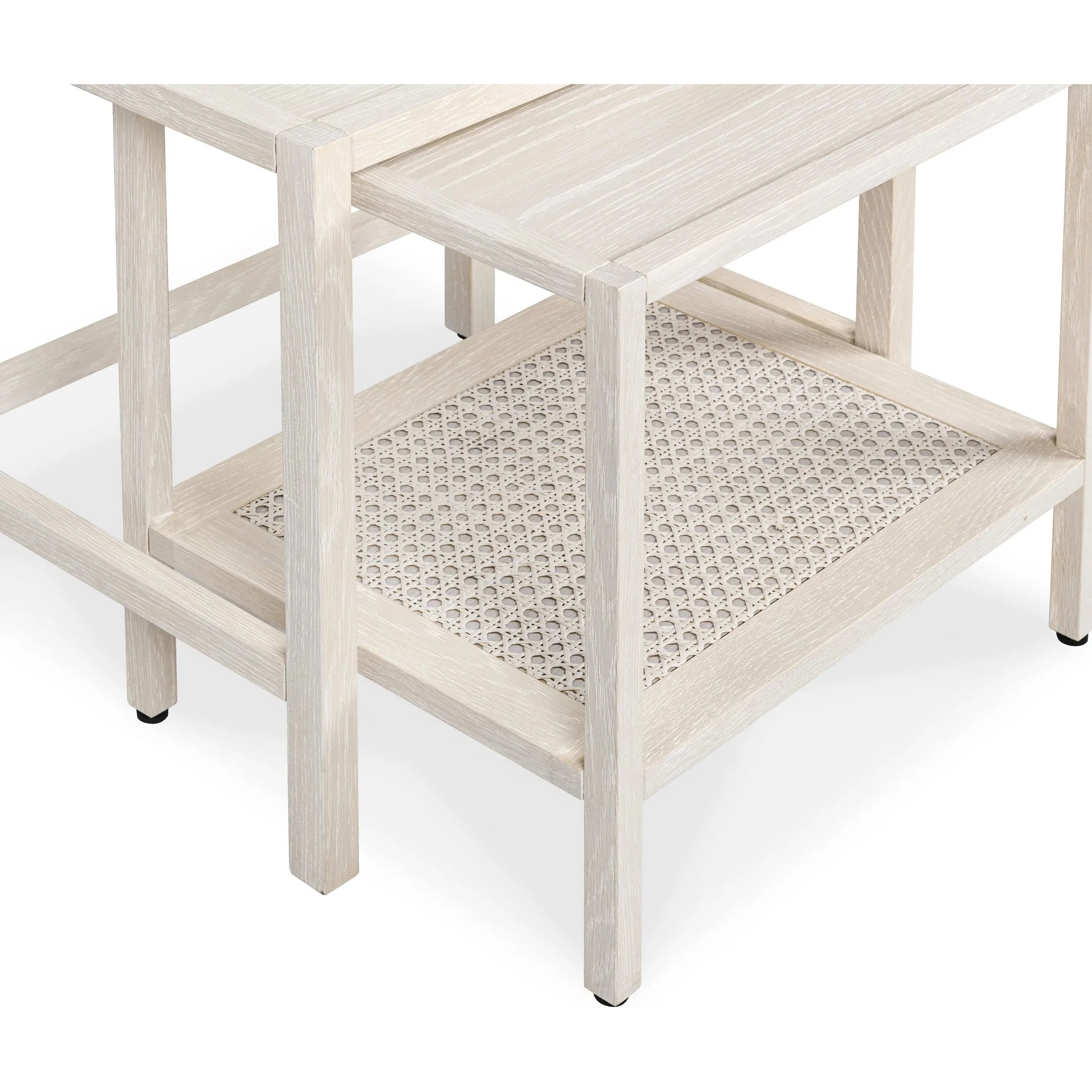 Devin Oak Wood Nesting End Table - Image 15